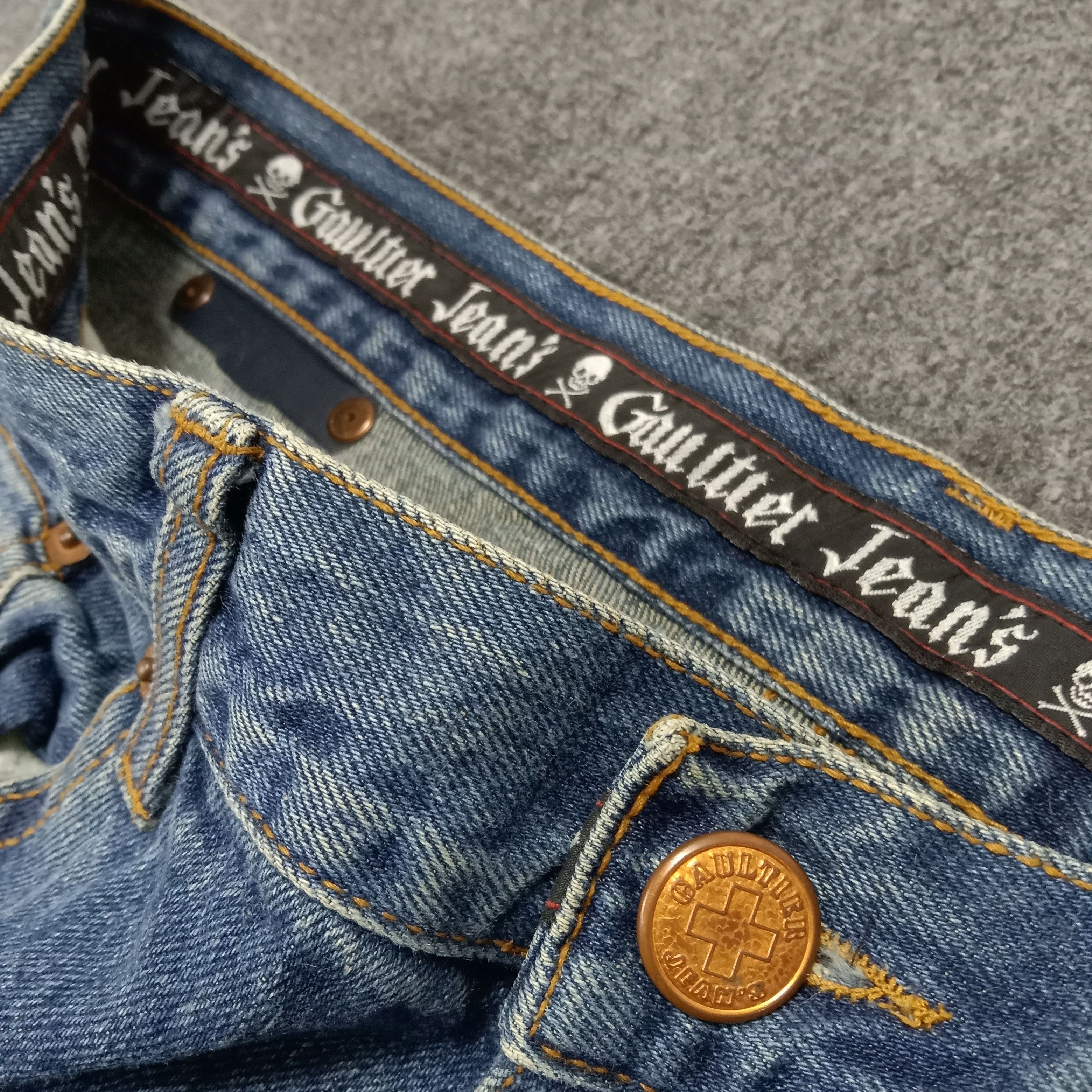 Jean Paul Gaultier Gaultier Jeans Japanese Brand Denim Jeans Size US 32 / EU 48 - 4 Thumbnail