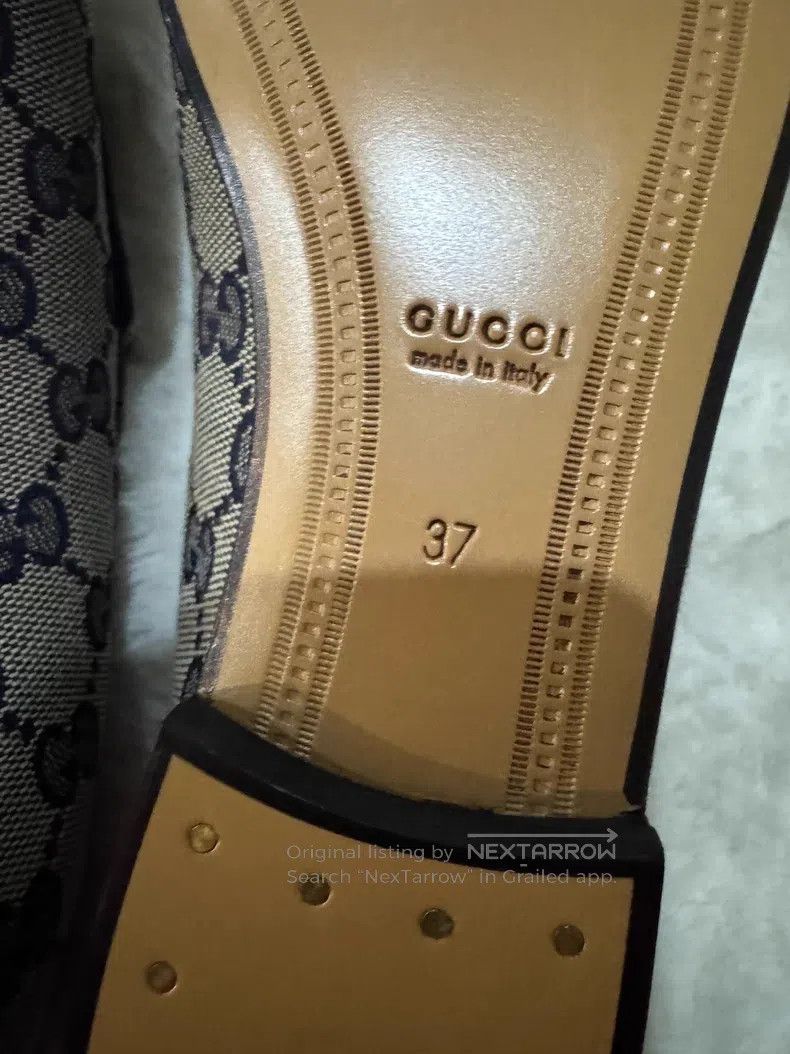 Gucci Guicci Women's Full Print Loafers Leather Shoes Size US 6.5 / IT 36.5 - 7 Thumbnail