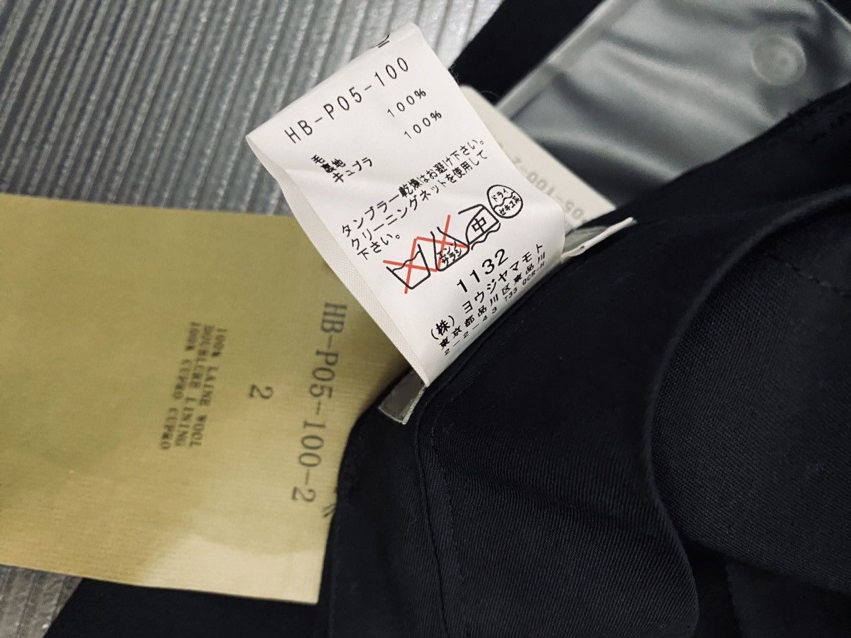Yohji Yamamoto Yohji Yamamoto 🇯🇵 pour homme Nero wool directors slacks 2 NWT Size US 34 / EU 50 - 14 Thumbnail