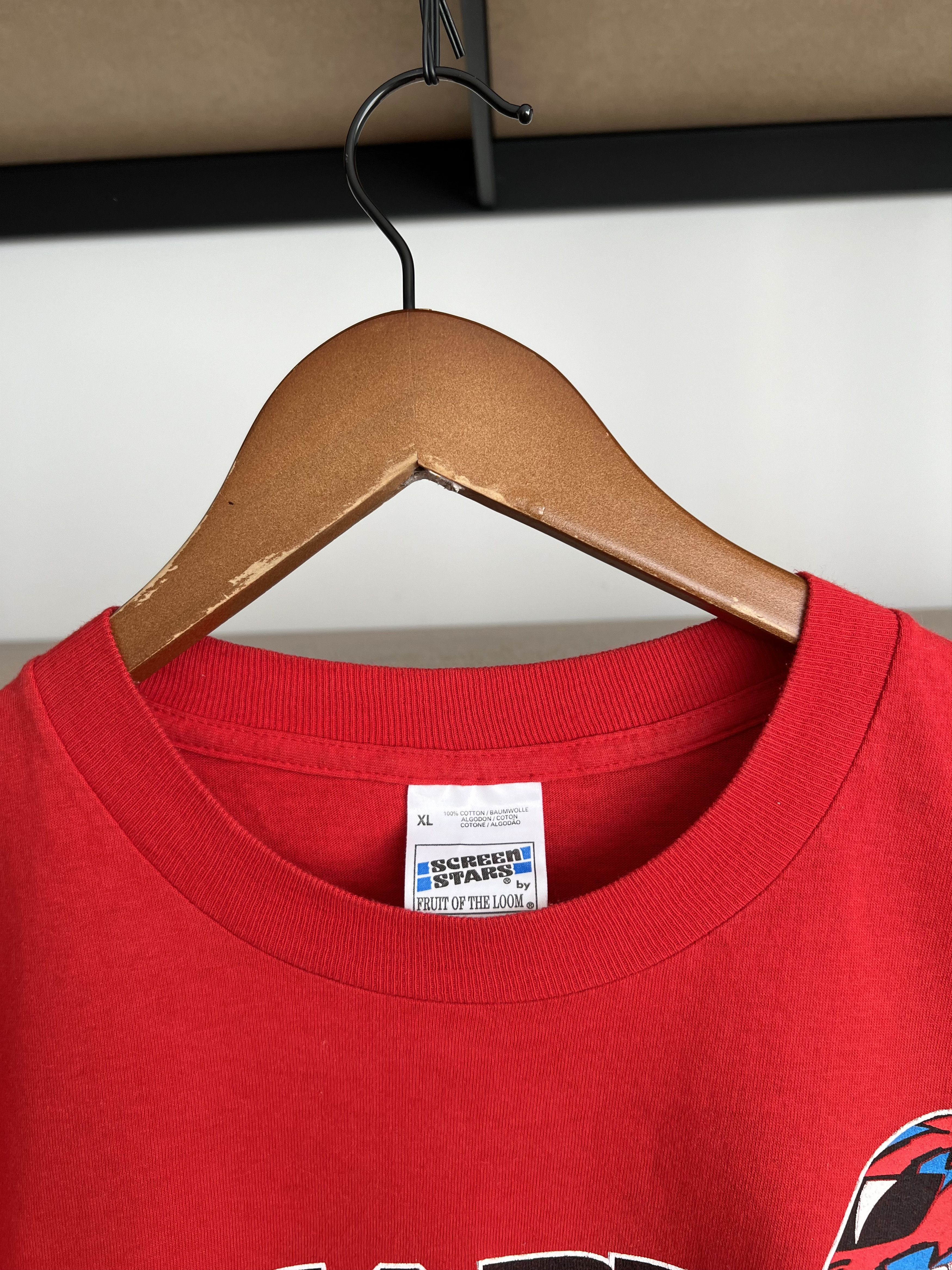 Ducati Vintage 90s Ducati Carl Fogarty Foggy Moto Racing T-shirt Size US XL / EU 56 / 4 - 13 Thumbnail
