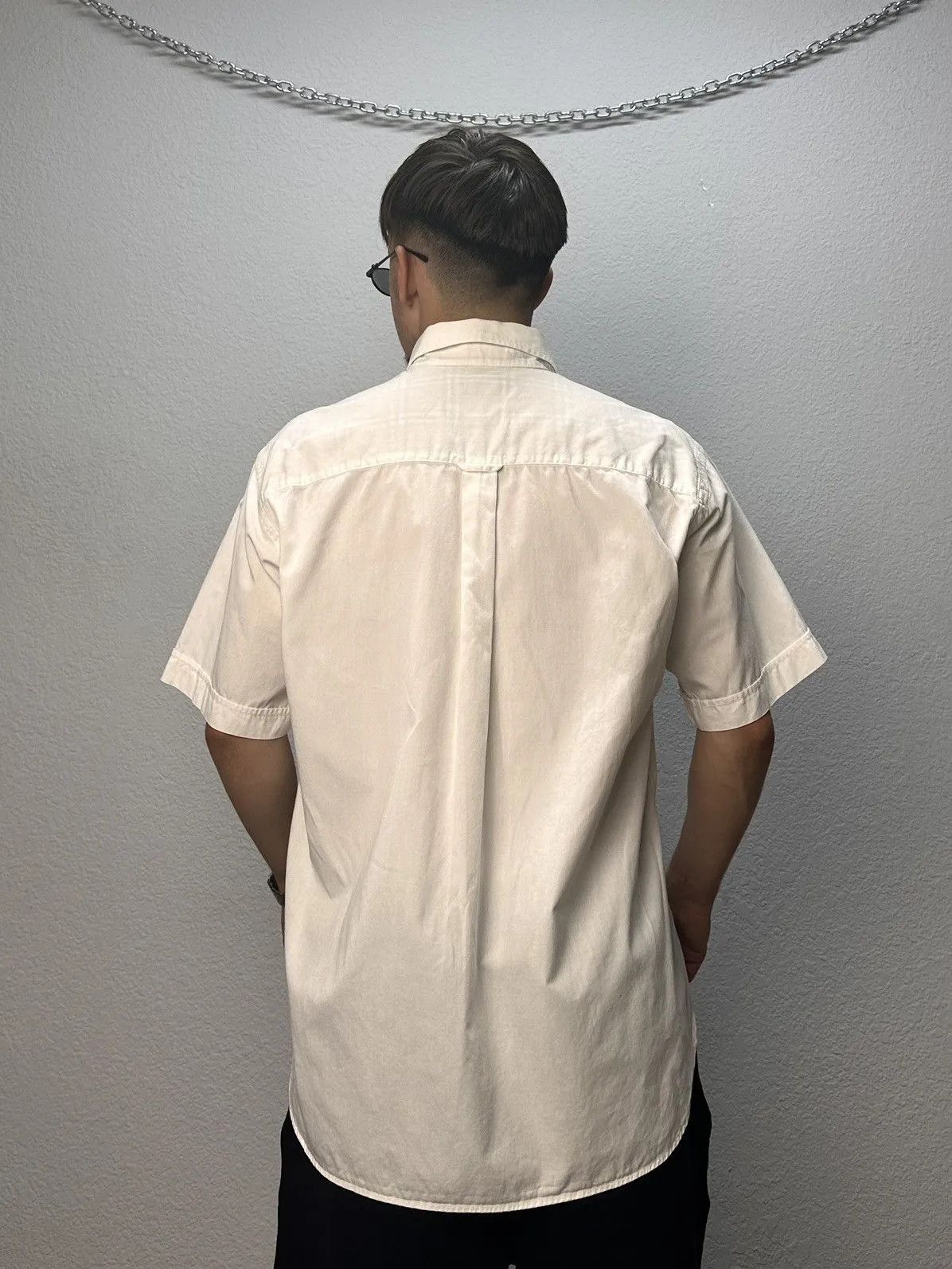 Burberry Prorsum Shirt White Avantgarde Luxury Burberrys Crew Neck Prada Y2K Size US M / EU 48-50 / 2 - 13 Thumbnail