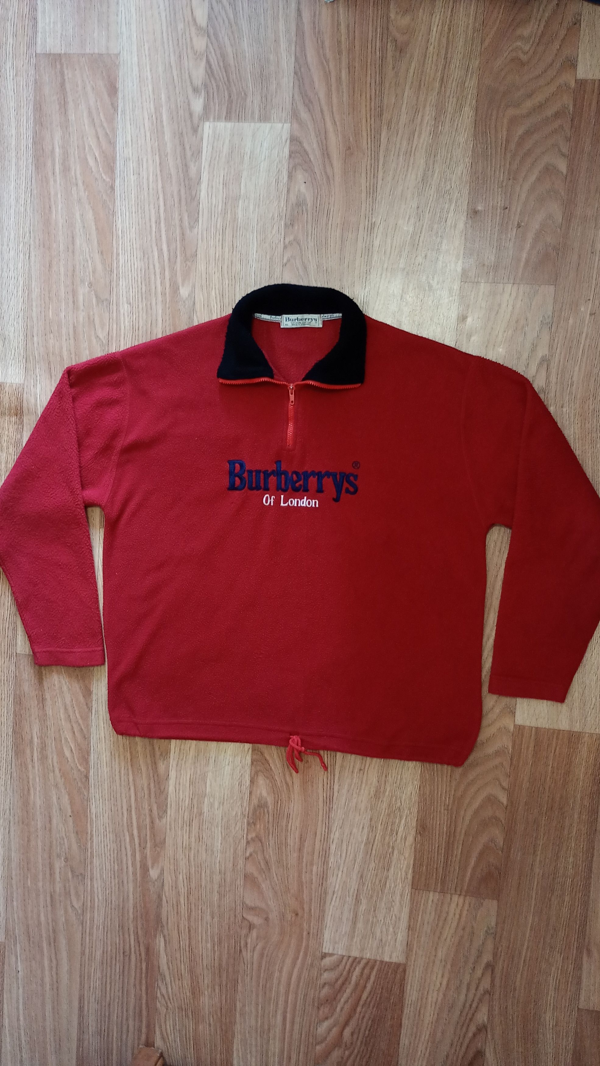 Burberrys Vintage Fleece sweatshirt big logo