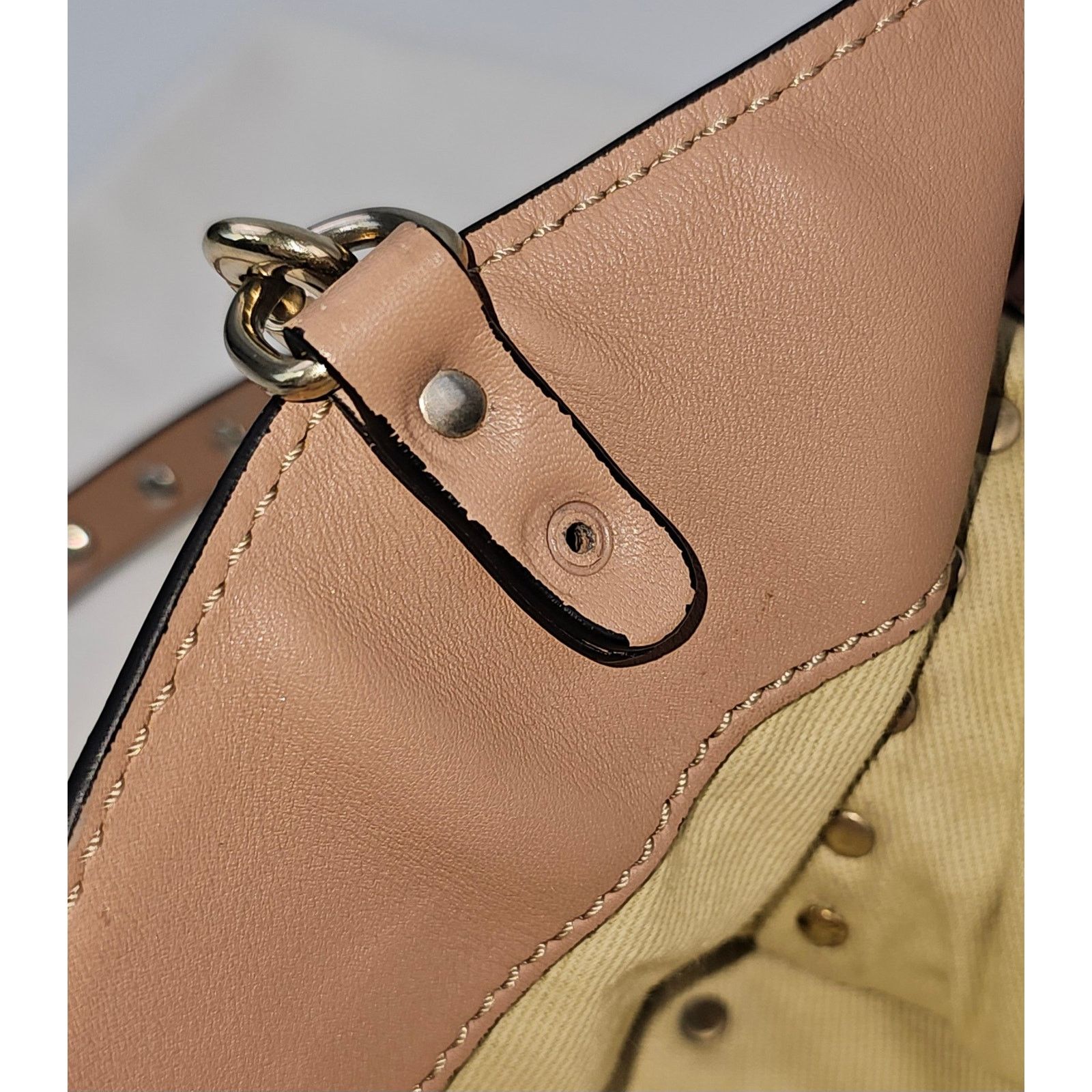 Valentino Valentino Taupe Leather Rockstud Crossbody Bag Size ONE SIZE - 16 Thumbnail