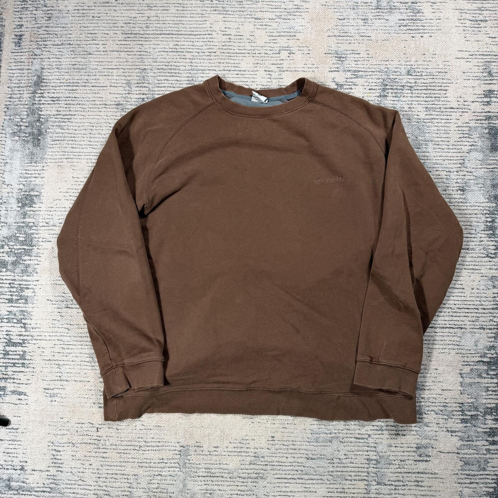 Columbia Vintage Columbia Brown Pullover Crewneck Sweatshirt Size ONE SIZE - 1 Thumbnail