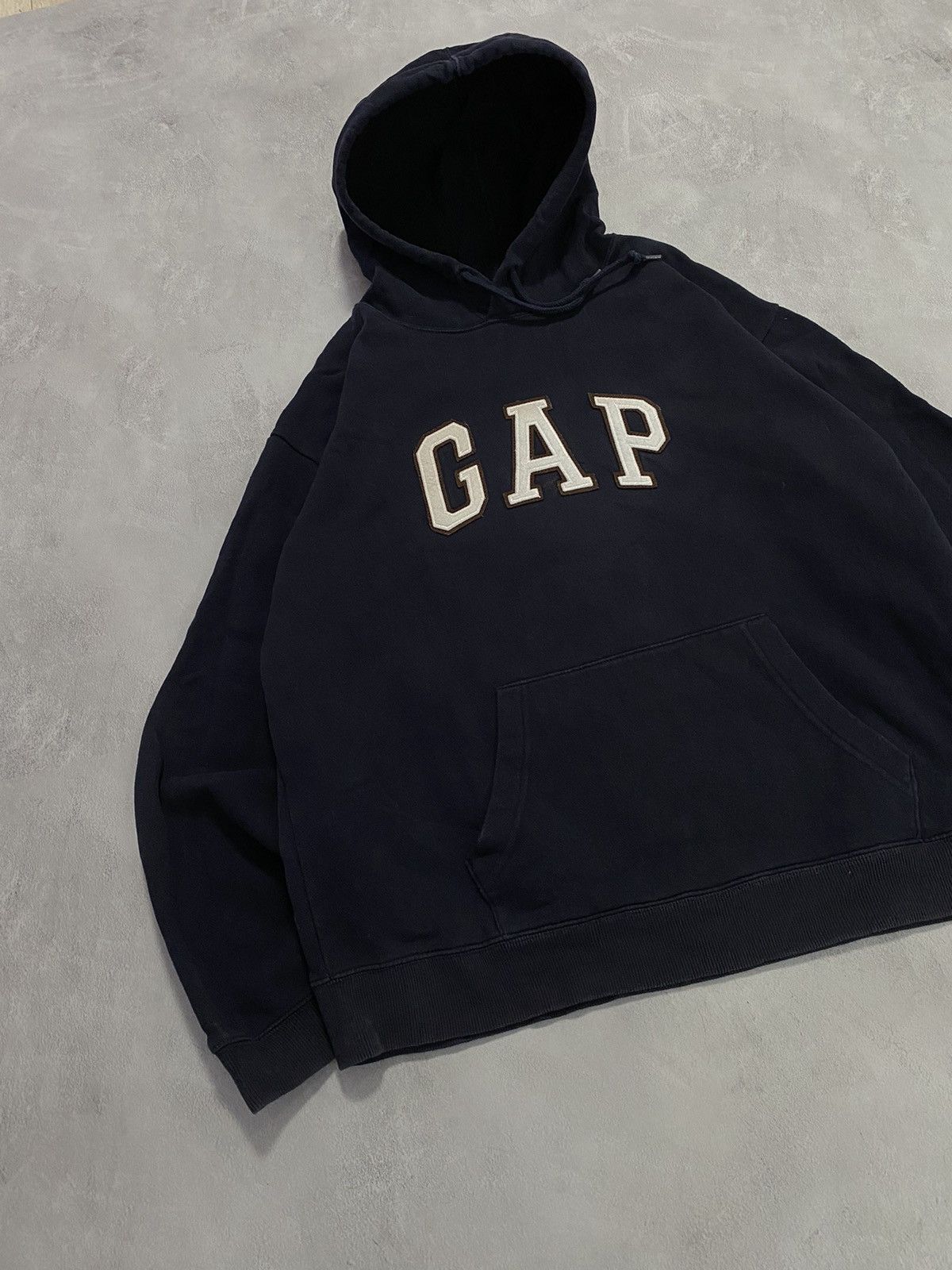 Gap × Vintage 🖤 Vintage Hoodie GAP Oversized Style Track Boxy Fit Size US L / EU 52-54 / 3 - 3 Thumbnail