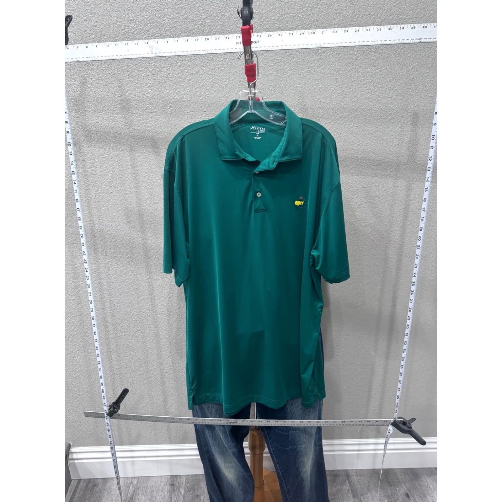 Vintage Masters Agusta Green Golf POLO SHIRT XL Men XS? Size US XL / EU 56 / 4 - 2 Thumbnail