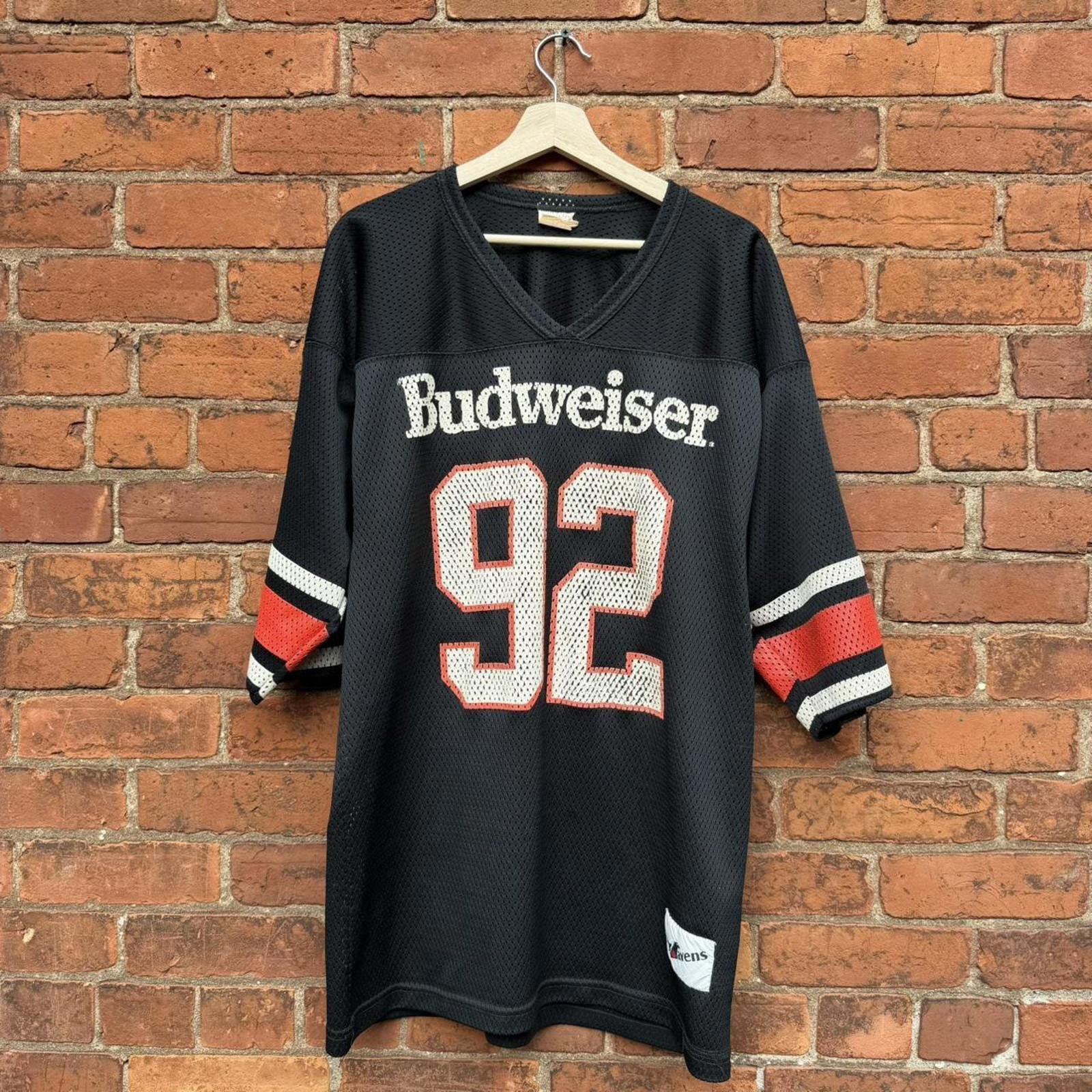 Budweiser Vintage Budweiser nfl football jersey 90s XL Size US XL / EU 56 / 4 - 1 Thumbnail