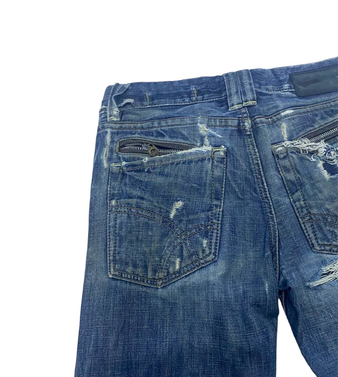 GAS Gas Distressed Denim Selvedge (Z09) waist 32 Size US 32 / EU 48 - 16 Thumbnail
