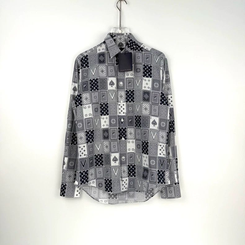 Louis Vuitton Louis Vuitton Dark blue classic logo poker shirt 2505-Nexta Size US S / EU 44-46 / 1 - 3 Thumbnail