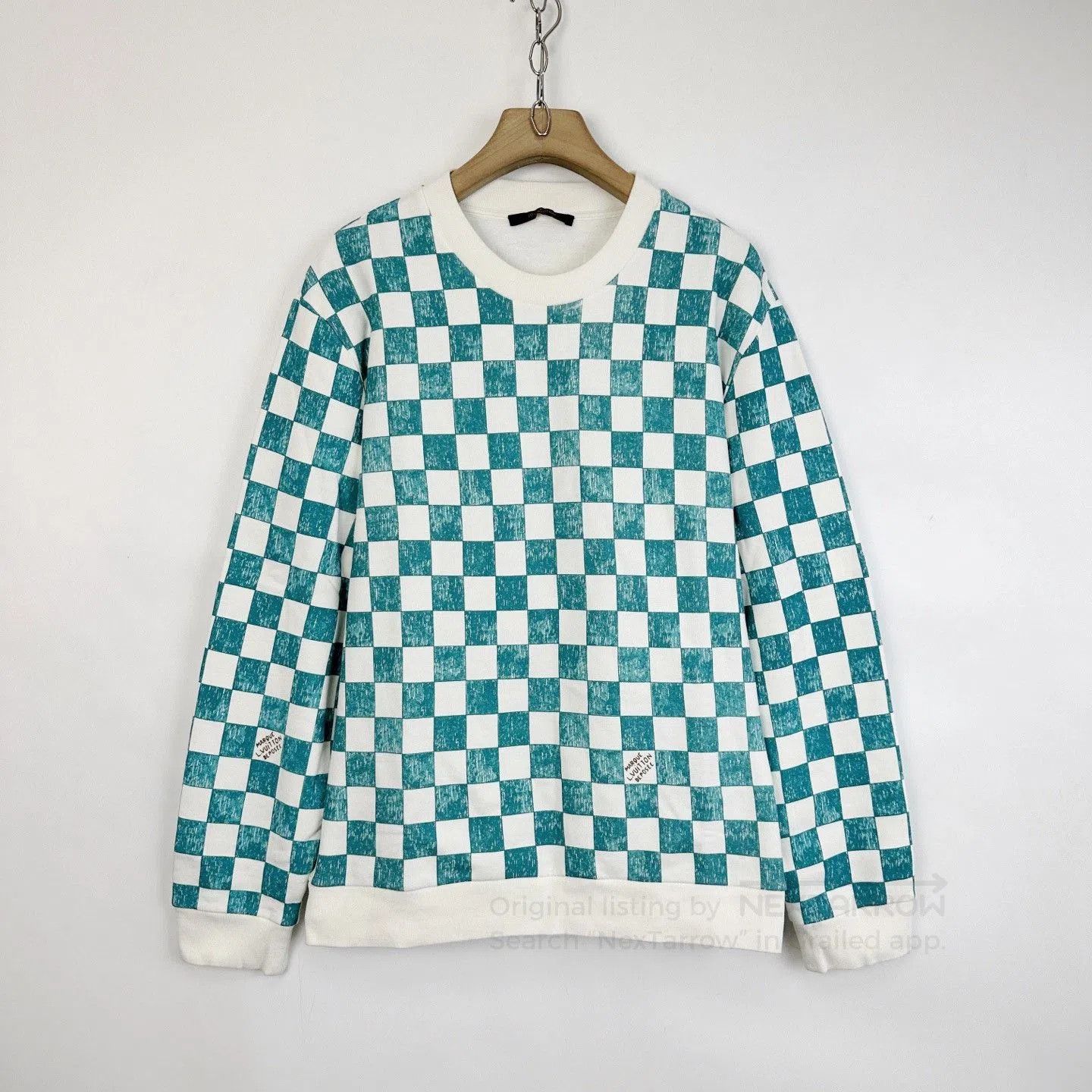 Louis Vuitton Louis Vuitton x Nigo Checkered Crewneck Sweatshirt. Size US XL / EU 56 / 4 - 1 Thumbnail