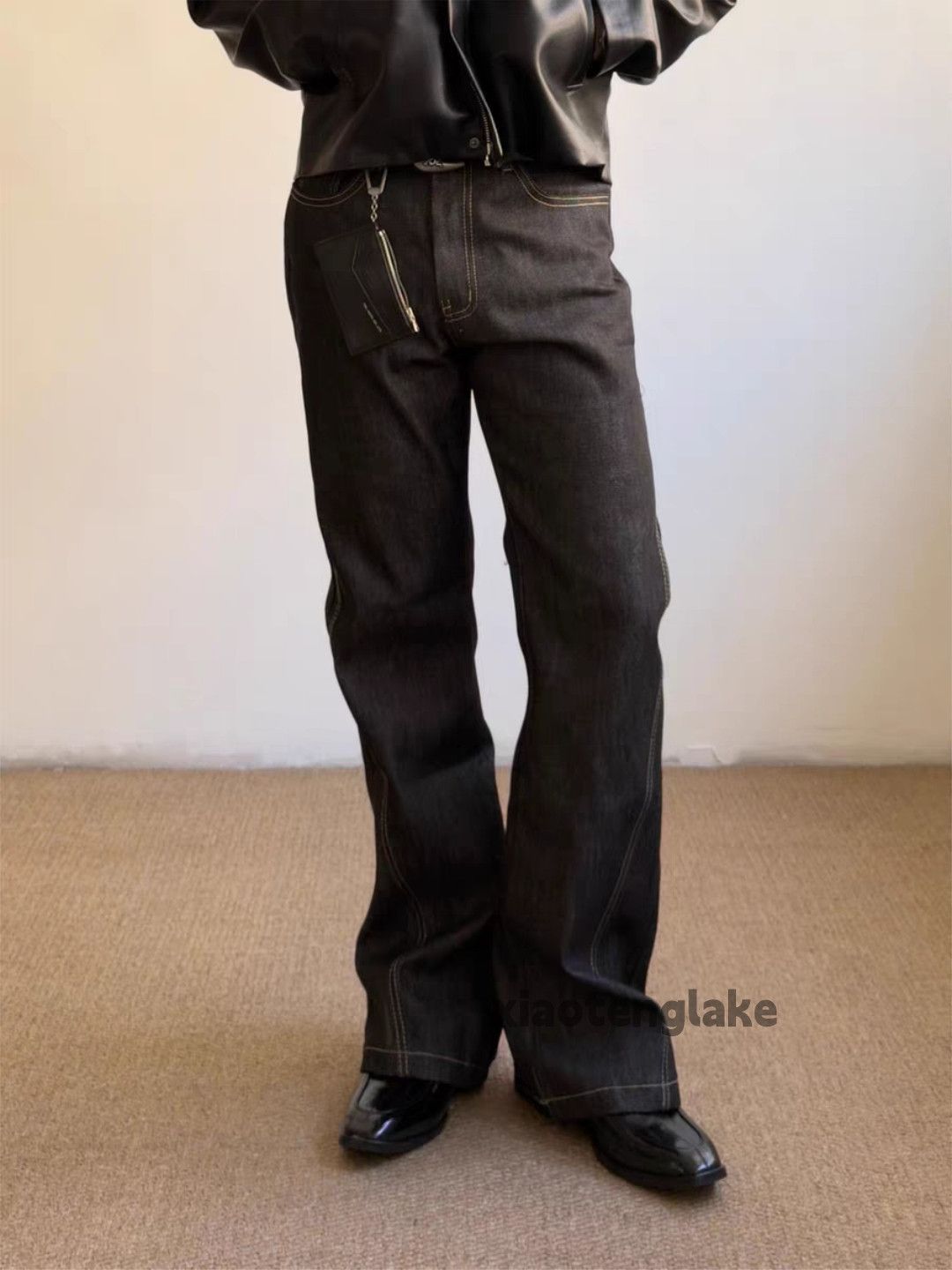 Jean xz utility loose baggy skate hiphop punk grunge jeans Size US 33 - 5 Thumbnail
