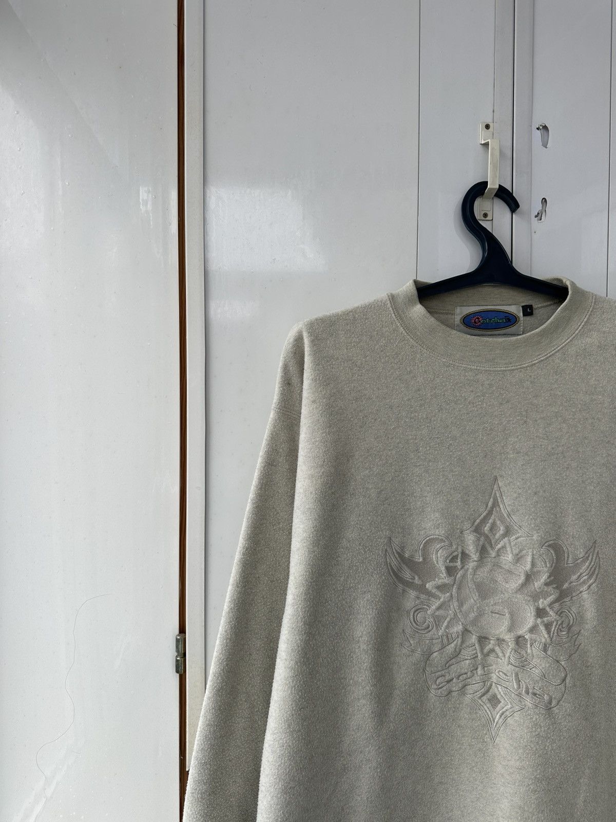 Gotcha Vintage Gotcha Sweatshirt Beige Skate Y2K Size US L / EU 52-54 / 3 - 3 Thumbnail