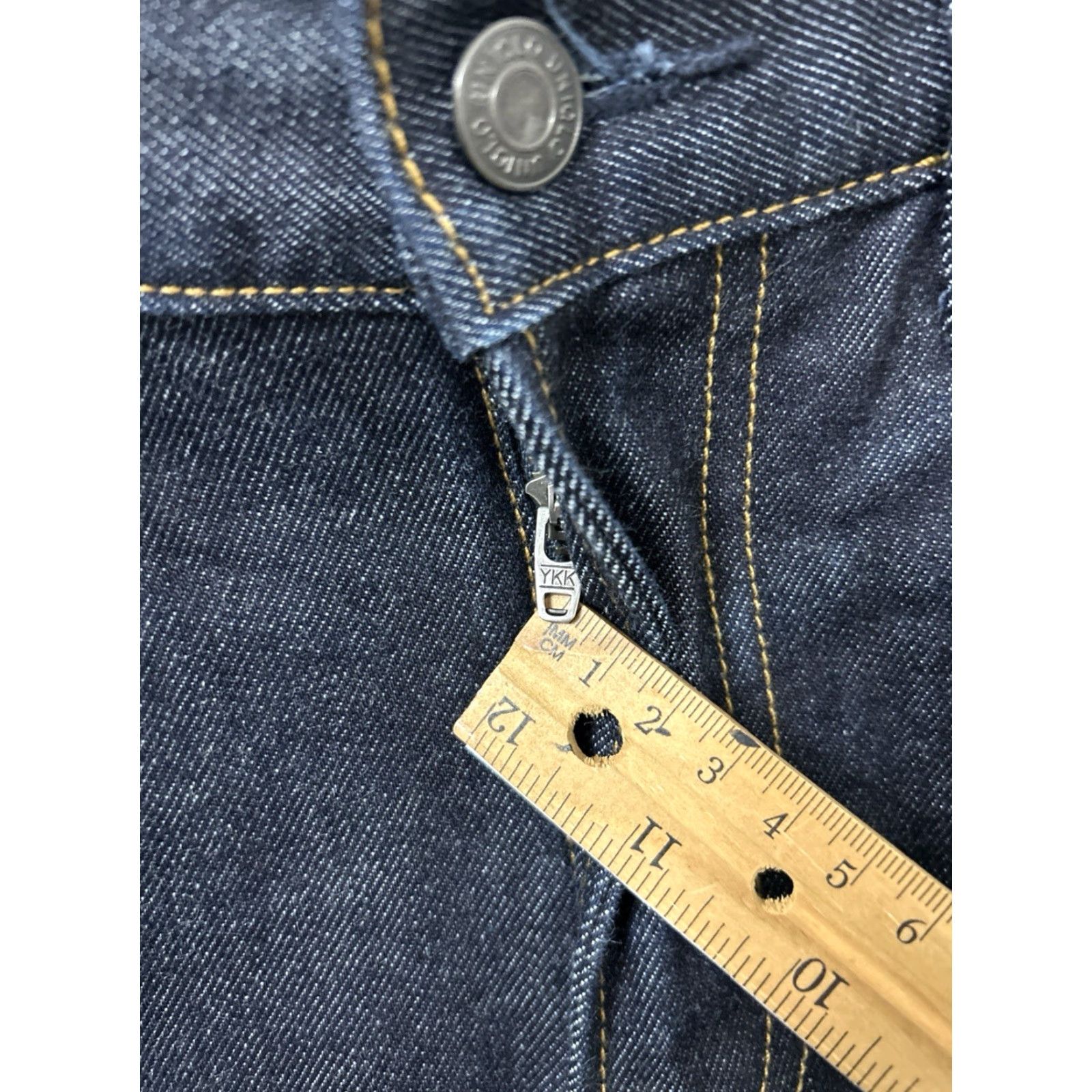 Uniqlo UNIQLO Jeans Slim Straight Fit Mens 29x32 Dark Wash Denim Blue 5-Pocket Zipper Button Logo Slim Straight Style Straight Fit Jeans Mens Size US 29 - 5 Thumbnail