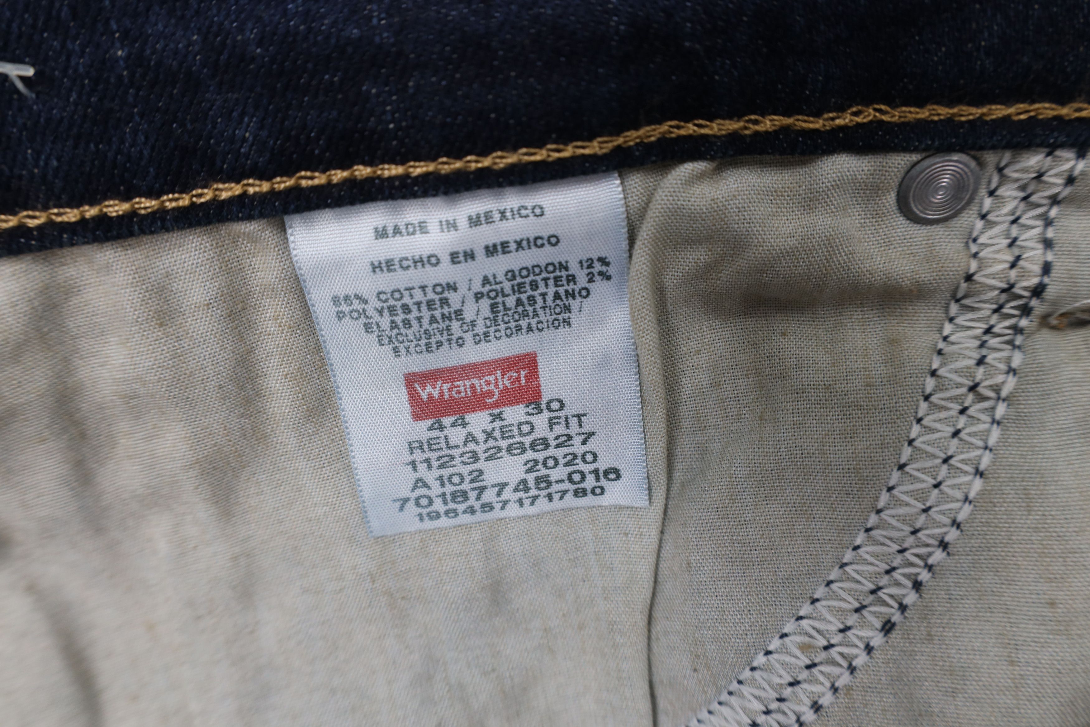 Wrangler Vintage Y2K Wrangler Stretch Relaxed Fit Denim Jeans Blue Size US 44 / EU 60 - 7 Thumbnail