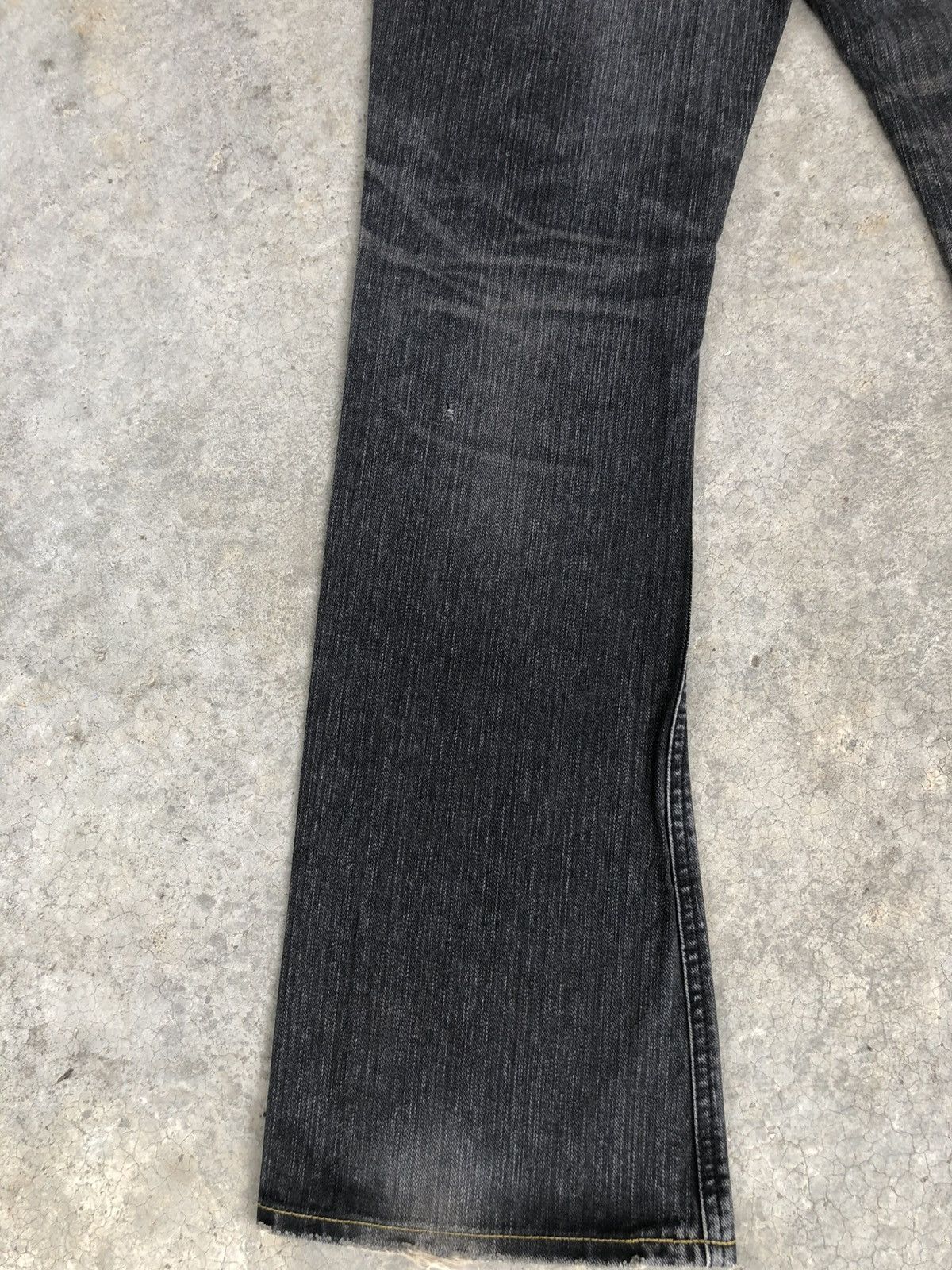 If Six Was Nine Japanese Lee Flared Jeans Distressed Jeans Size US 33 - 11 Thumbnail