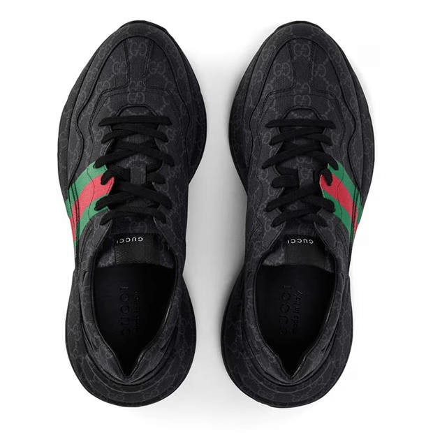 Gucci Rhyton Web Sneakers Size US 11 / EU 44 - 5 Thumbnail