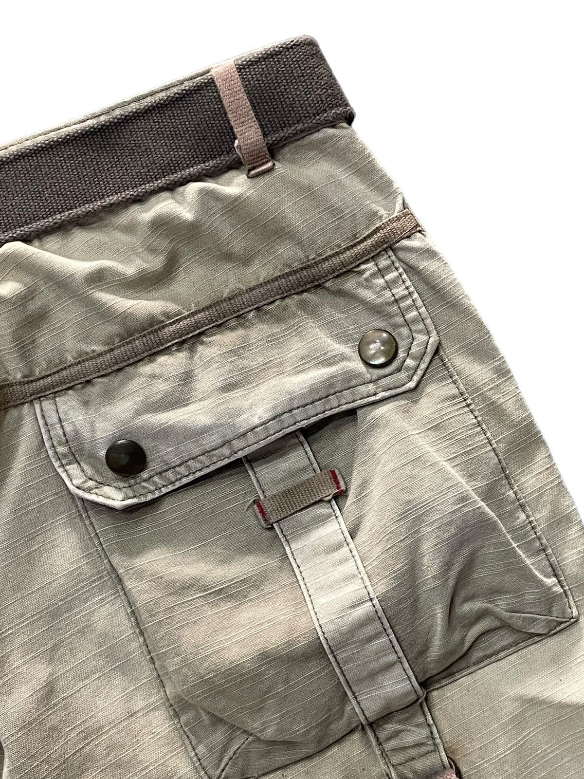 Tete Homme × semanticdesign Romp Street Japan Parachute Cargo Pants With Tactical Belt Size US 32 / EU 48 - 11 Thumbnail