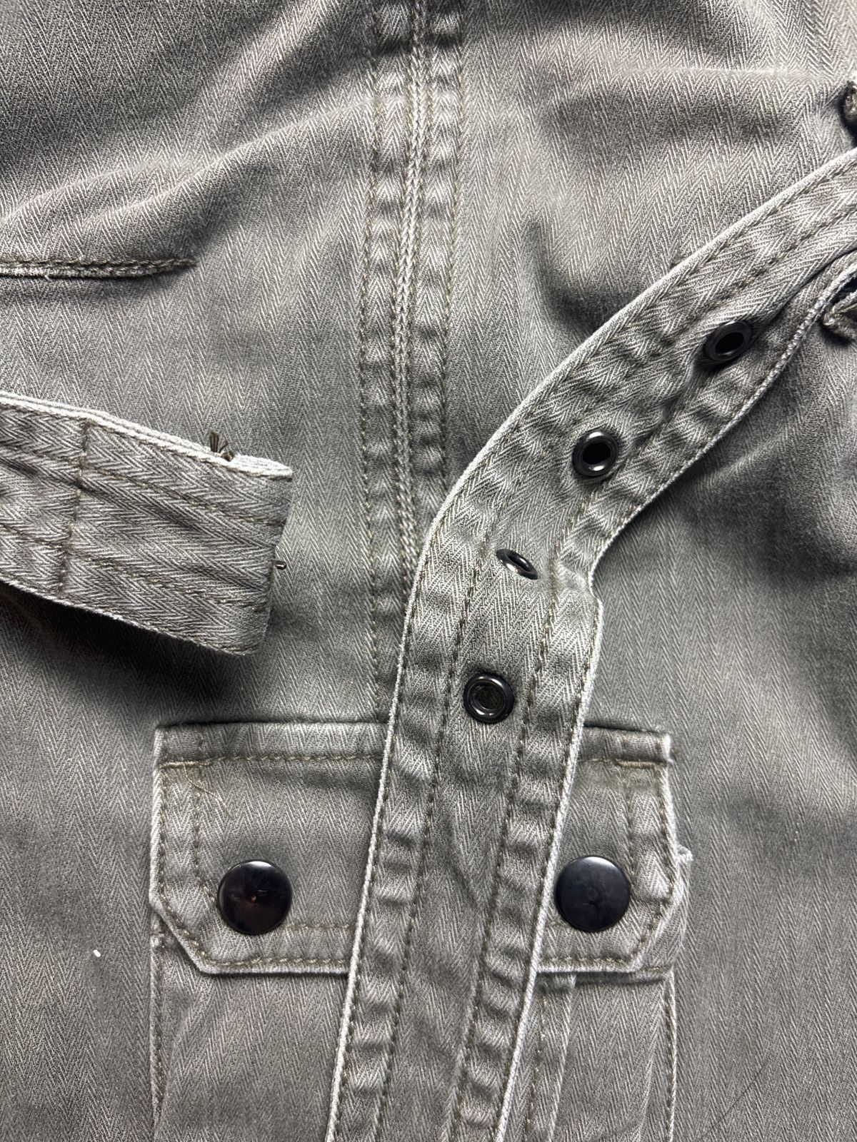 If Six Was Nine 2000s Semantic Design Multipocket Bondage Cargo Pants Size US 31 - 12 Thumbnail