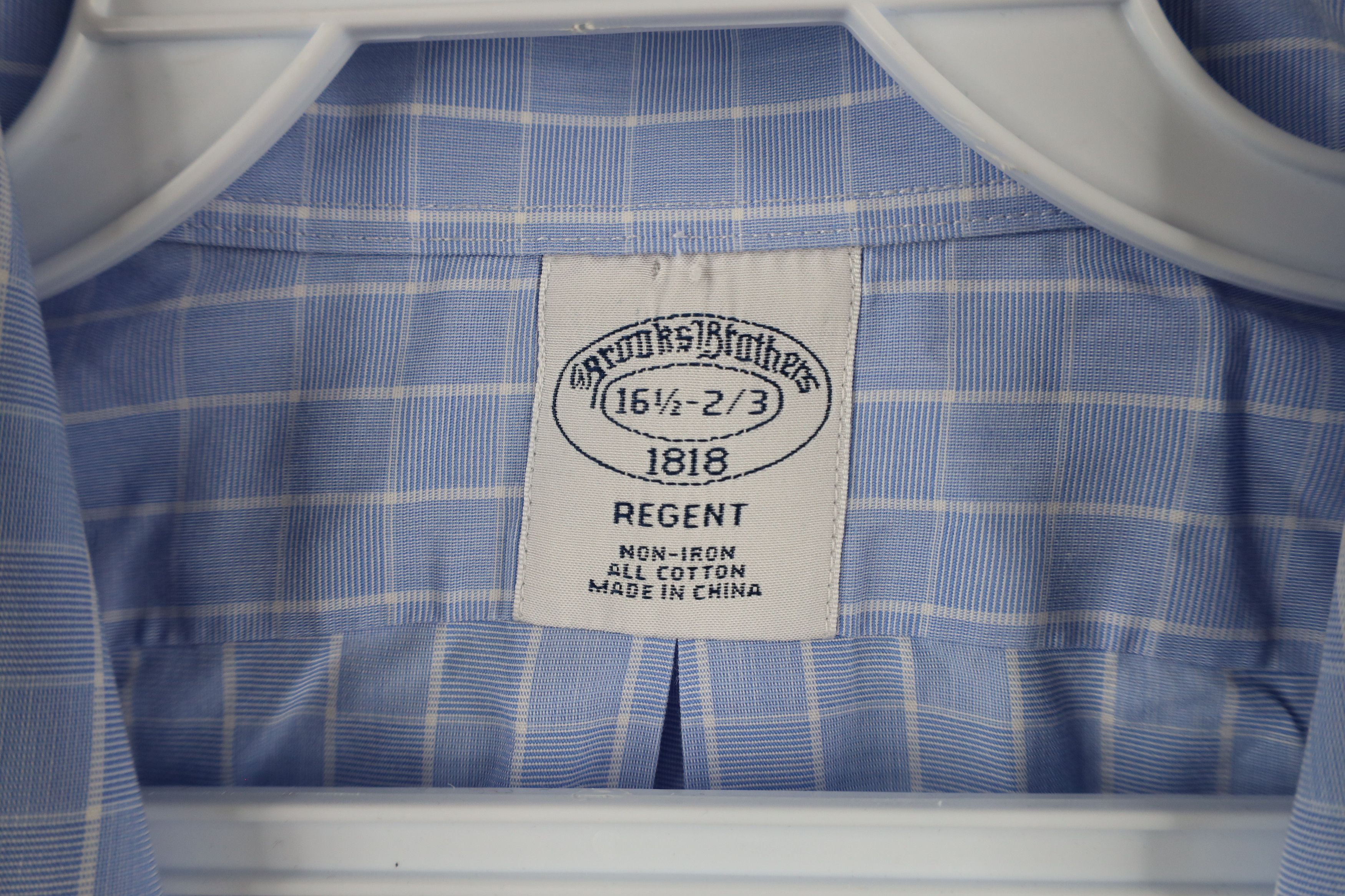 Brooks Brothers × Vintage Vintage 90s Brooks Brothers Regent Button Shirt Plaid Size US M / EU 48-50 / 2 - 4 Thumbnail