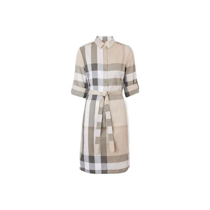 chinese dress ladies Burberry Brit Black Wool Mock Neck Knit Long Sleeve Dress