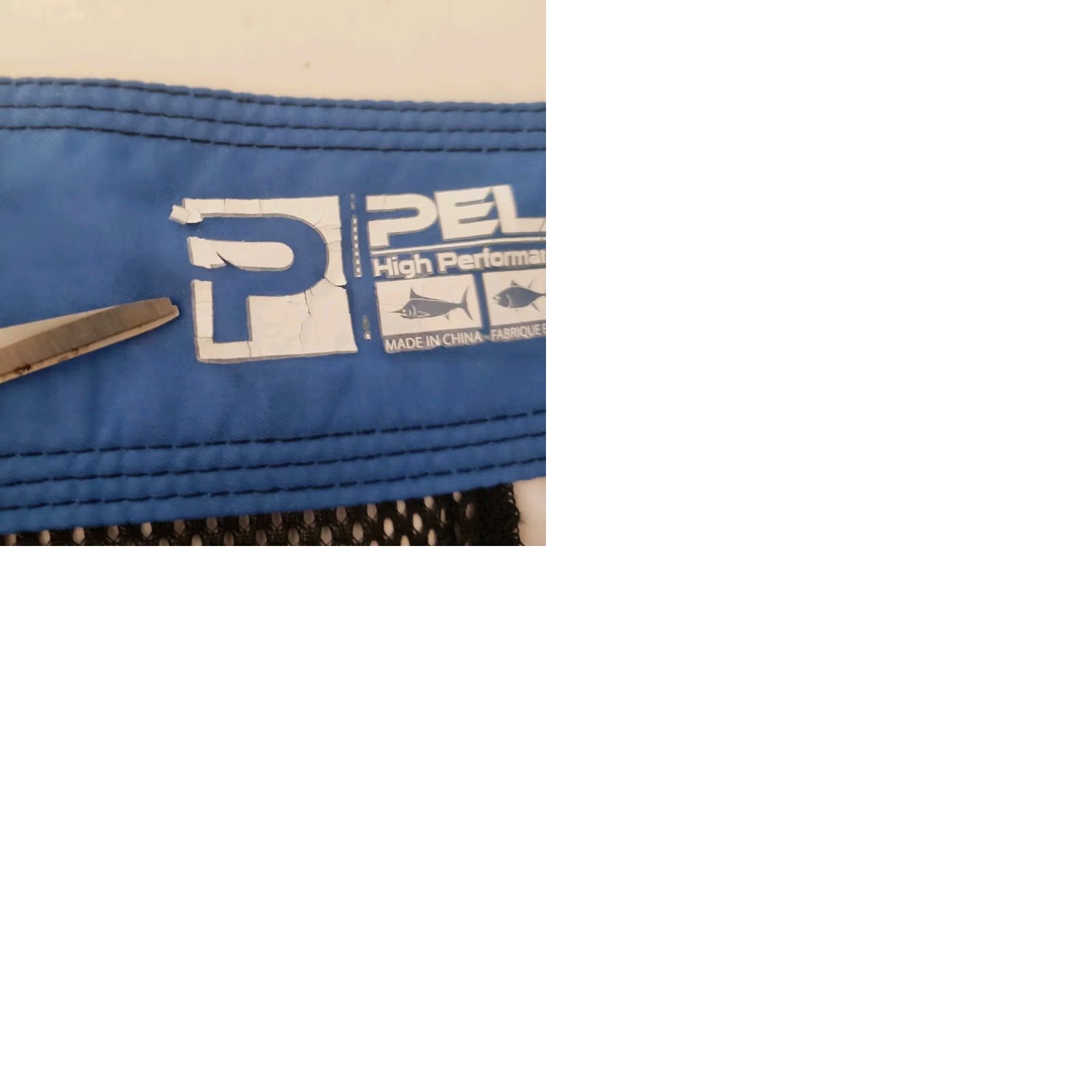 Vintage Pelagic Shorts Mens 32x11 Blue White Geometric Board Shorts Trunks Swim Fishing Mens Size US 32 / EU 48 - 11 Thumbnail