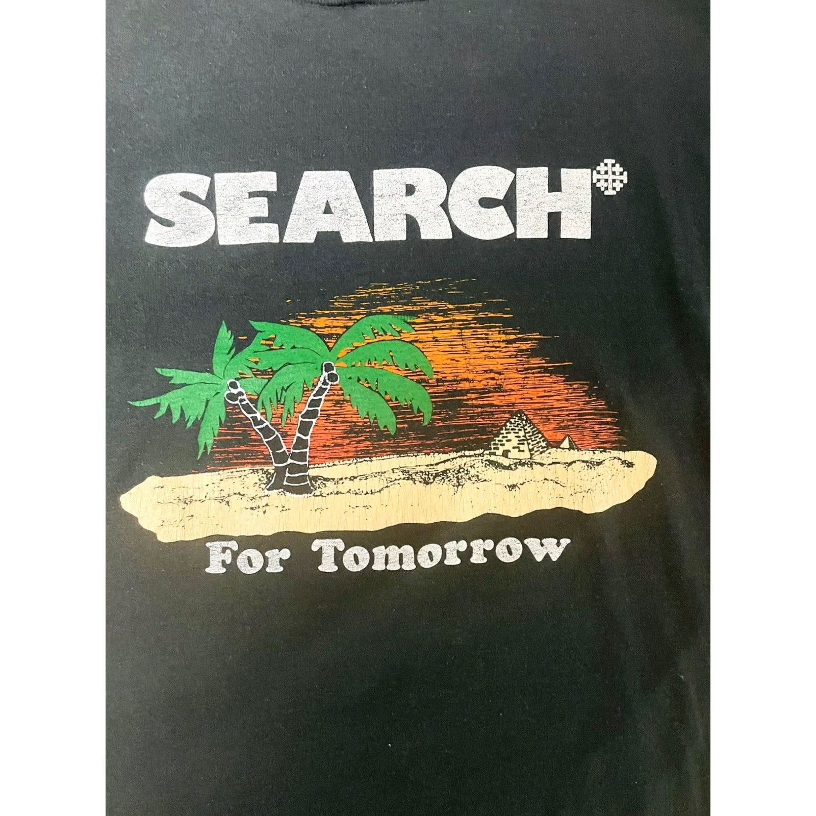 Vintage VINTAGE Screen Stare T-Shirt XL Black Short Sleeve Crew Neck Men 90s Theme Read Description Size US XL / EU 56 / 4 - 5 Thumbnail