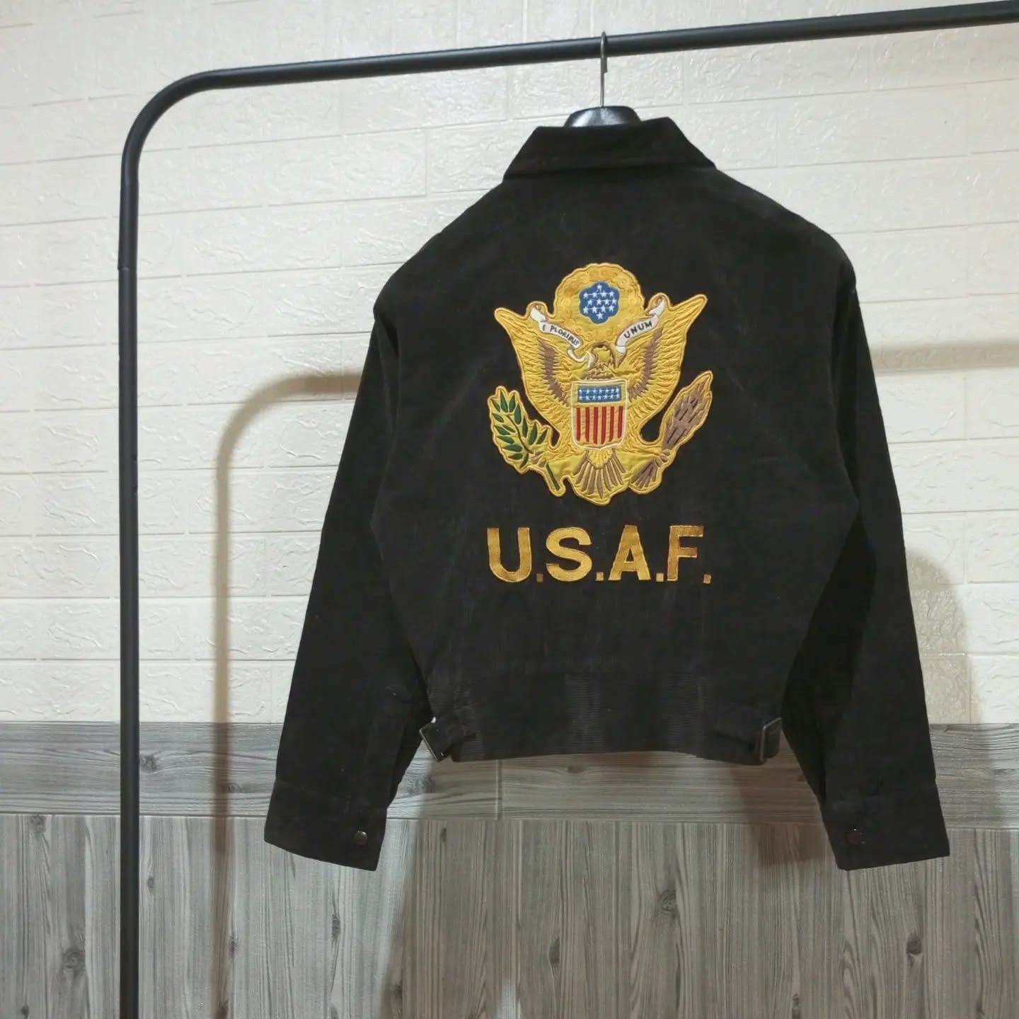 Vintage Vintage USAF Ploribus Unum Corduroy Jacket Size US M / EU 48-50 / 2 - 2 Thumbnail