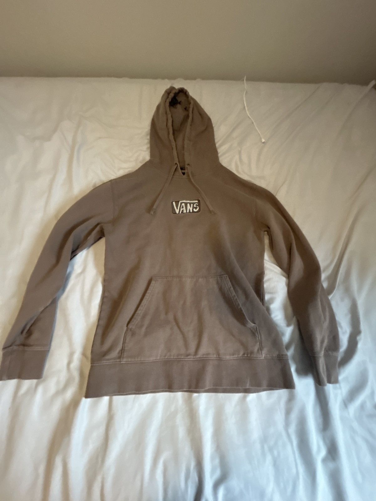 Vintage Brown vans hoodie Size US M / EU 48-50 / 2 - 1 Thumbnail