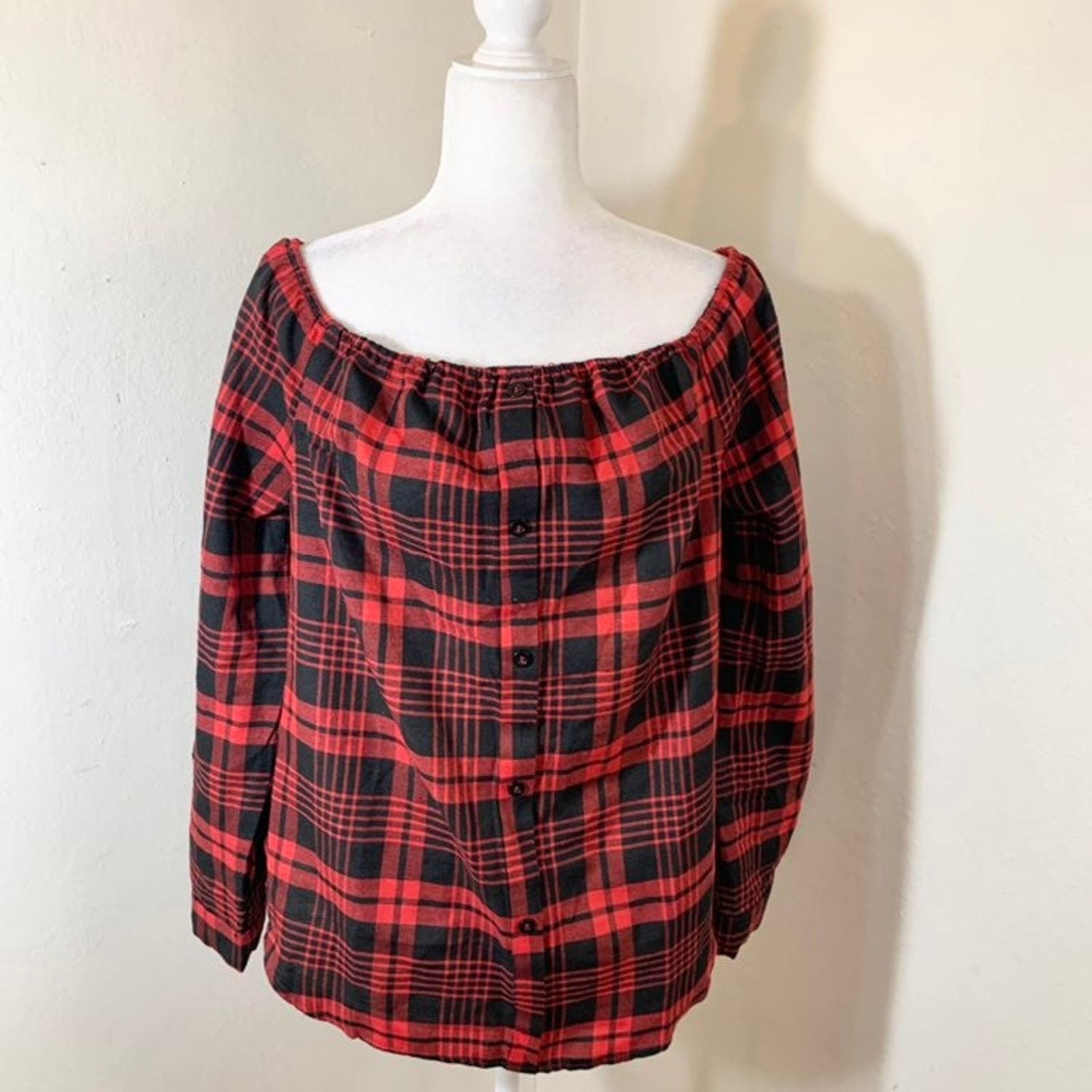 Shein Shein red top women size XL Size XL / US 12-14 / IT 48-50 - 1 Thumbnail