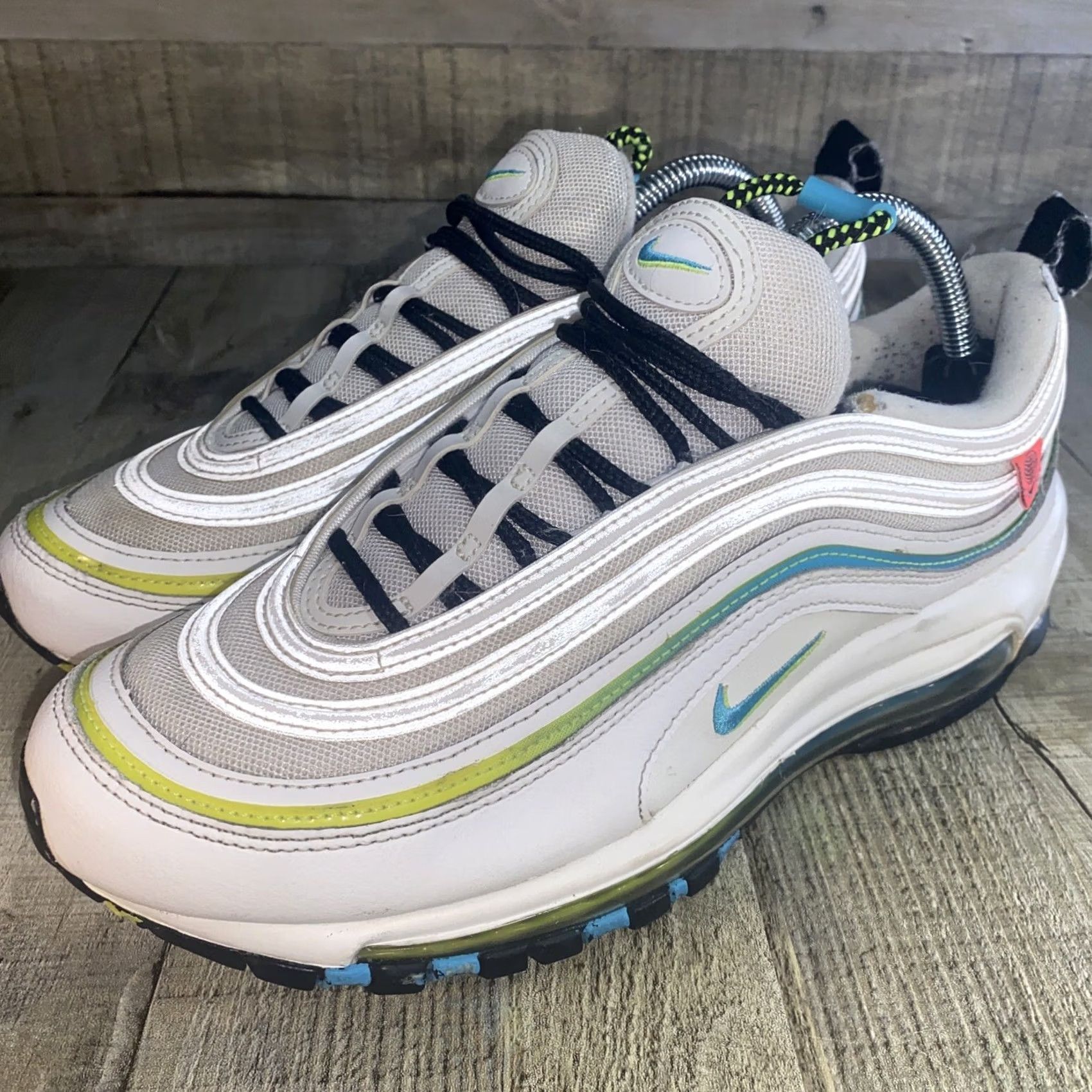 Nike Nike Air Max 97 Worldwide Pack White Mens Size 9 CZ5607-100 Size US 10 / EU 43 - 3 Thumbnail