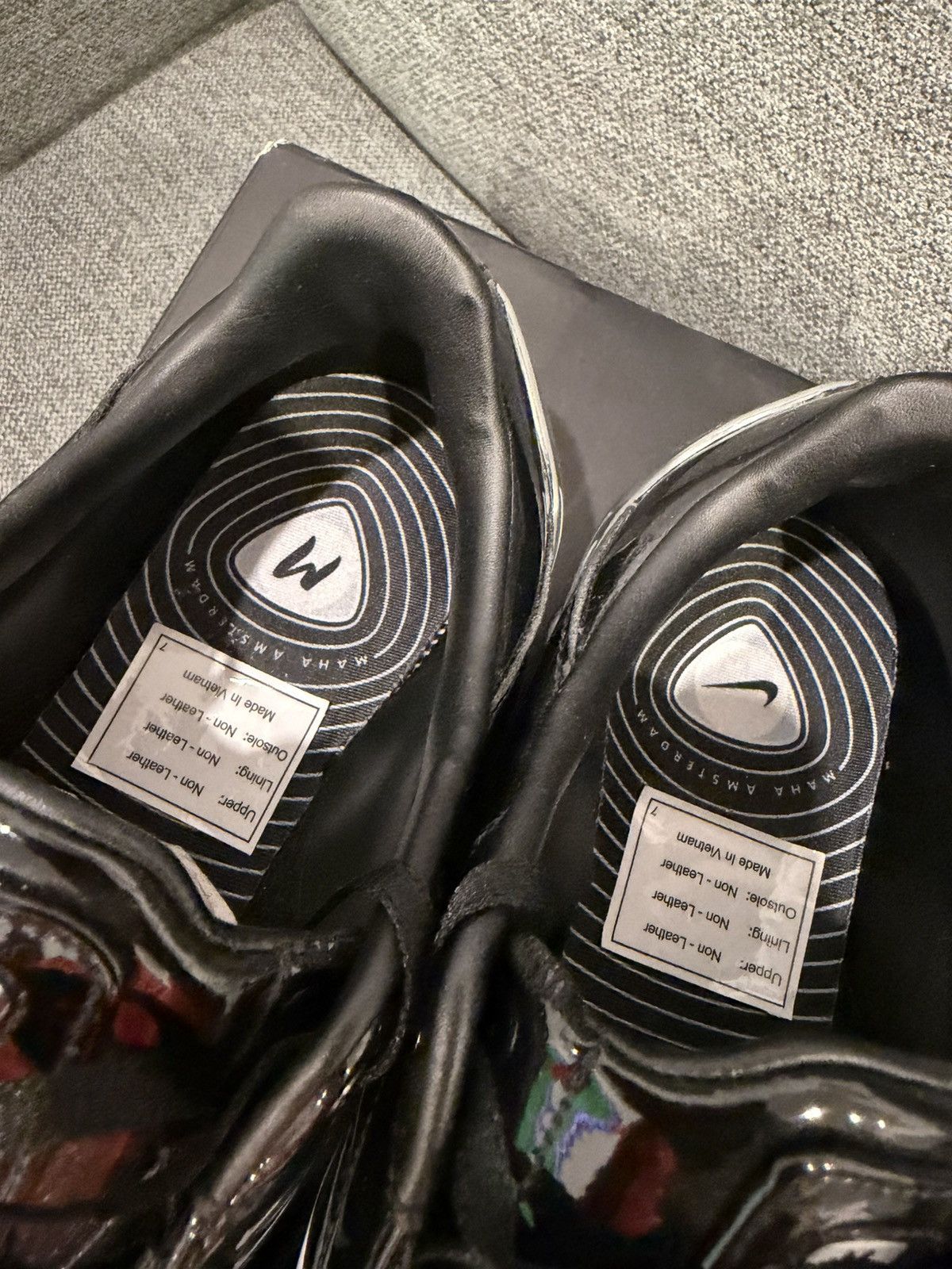Nike Nike x Maha Amsterdam Total 90 T90 Shox Black and Silver Size US 10 / EU 43 - 4 Thumbnail