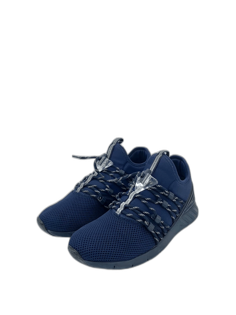 Louis Vuitton Louis Vuitton Lv Louis Vuitton Size 39.5 Dark Blue Laced Knit Casual Sports Shoes Size US 8 / IT 38 - 1 Thumbnail