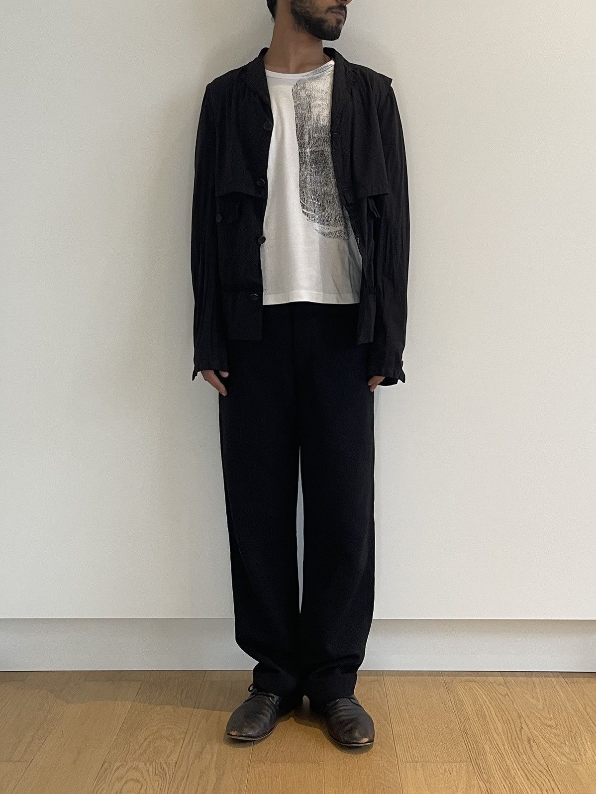 Maison Margiela Maison Margiela FW03 Artisanal 10 0 Painted White T-Shirt Size US M / EU 48-50 / 2 - 1 Thumbnail
