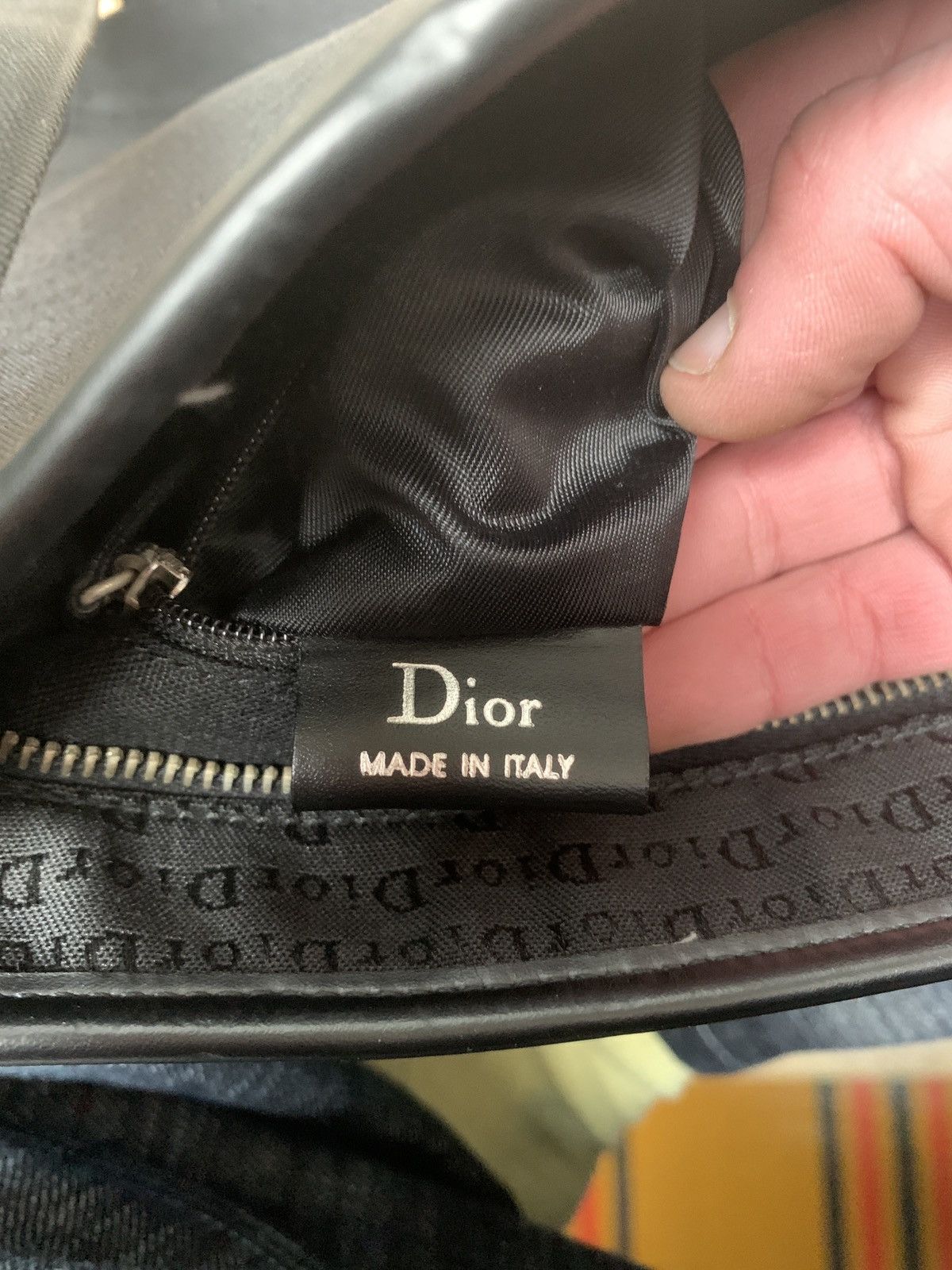 Dior Vintage Dior Homme by Hedi Slimane Monogram Messenger Bag Size ONE SIZE - 10 Thumbnail
