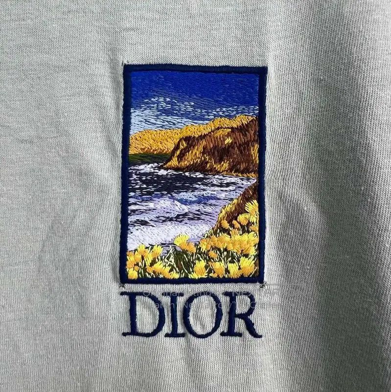 Dior Dior Green Men's T-Shirt . Size US M / EU 48-50 / 2 - 3 Thumbnail