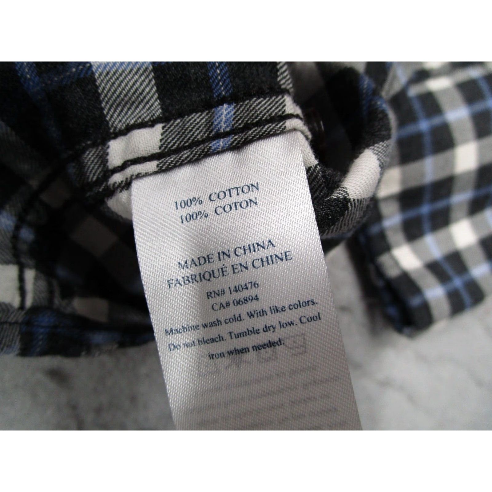 Faherty Faherty Shirt Mens XL Black Check Button-Up Long Sleeve Casual Work Size US XL / EU 56 / 4 - 4 Thumbnail