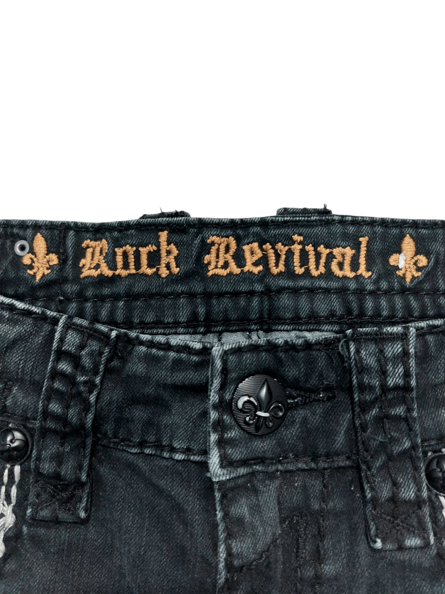 Rock Revival Flare💥 Vintage Punk Rock Revival Jeans Size US 30 / EU 46 - 15 Thumbnail