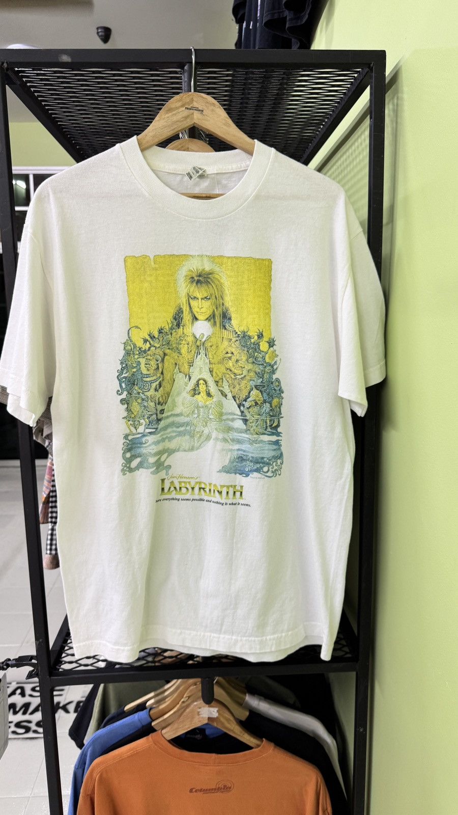 Vintage Y2K labyrinth movie jim henson t shirt