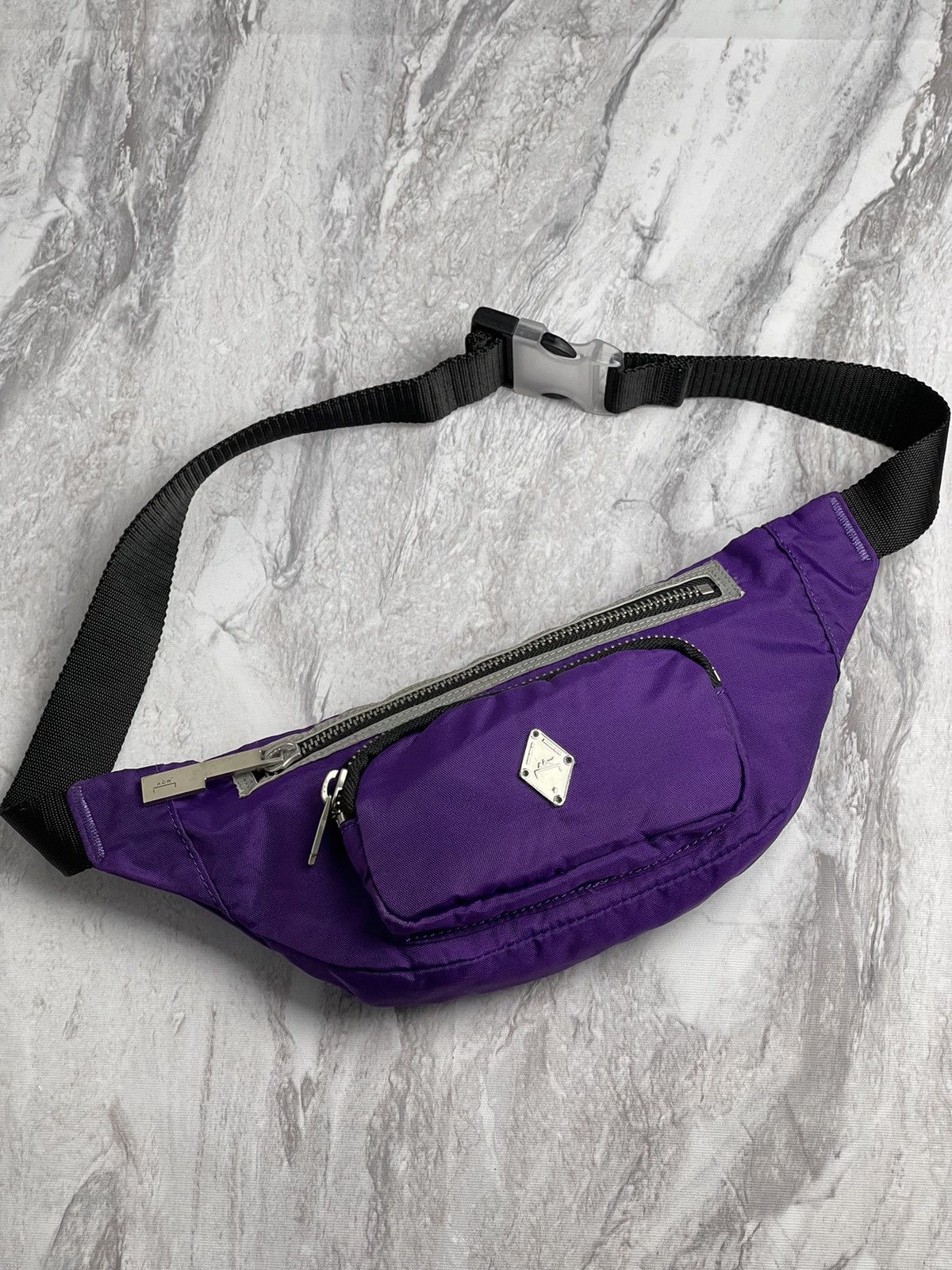 A-COLD-WALL* A-COLD-WALL* Logo Plaque Purple Crossbody Bag Size ONE SIZE - 2 Thumbnail