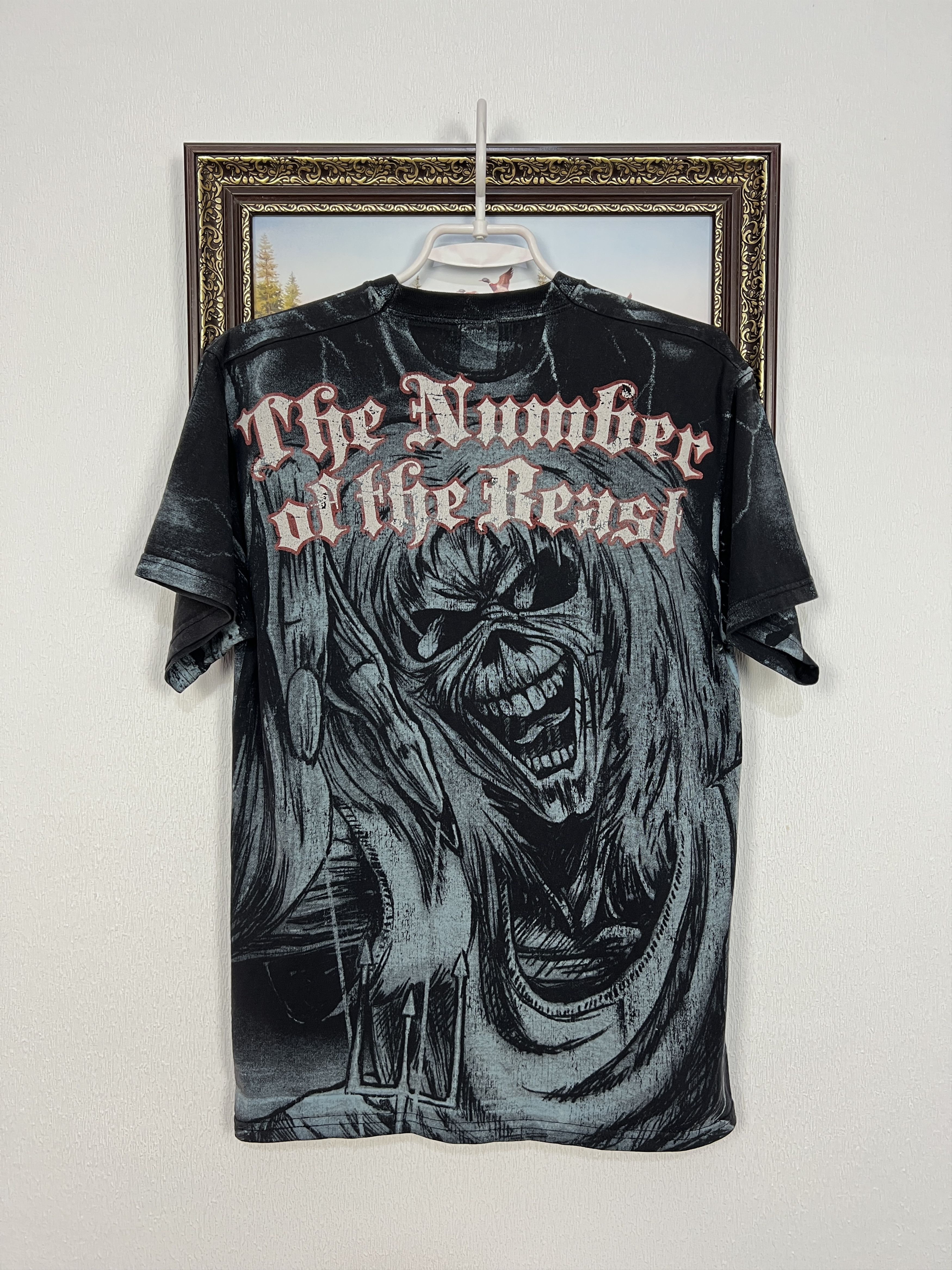 Vintage VIntage Iron Maiden The Number Of The Beast Tee Size US M / EU 48-50 / 2 - 8 Thumbnail