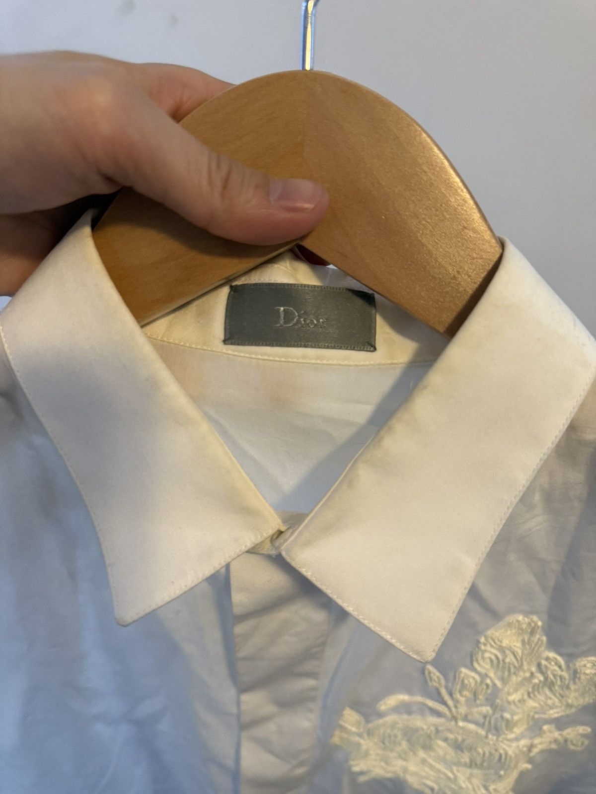 Dior Dior KVA flower shirt sz 37 Size US S / EU 44-46 / 1 - 4 Thumbnail