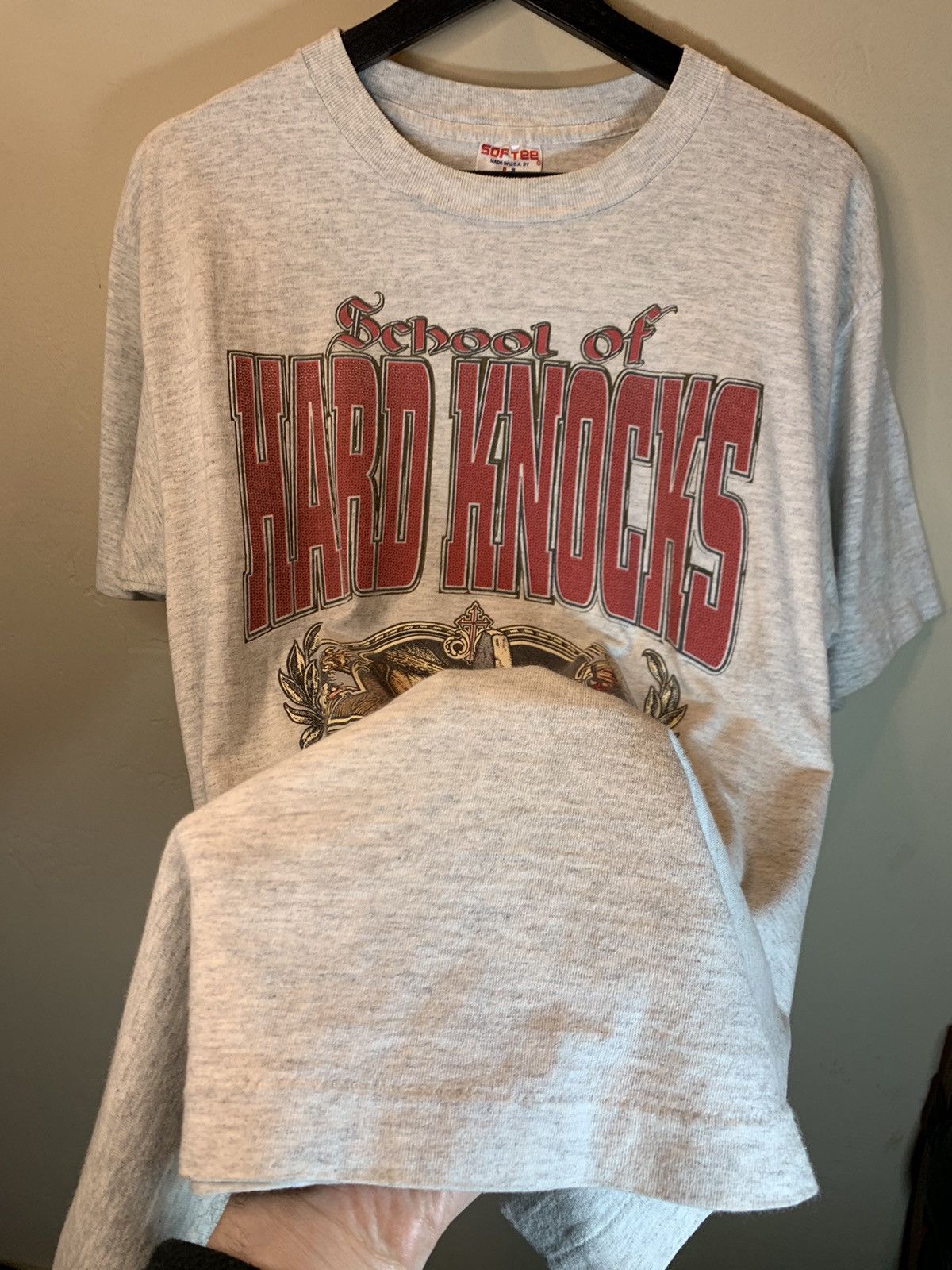 Vintage *RARE* Vintage 1995 School Hard Knocks Living Epistles Shirt Size US L / EU 52-54 / 3 - 4 Thumbnail