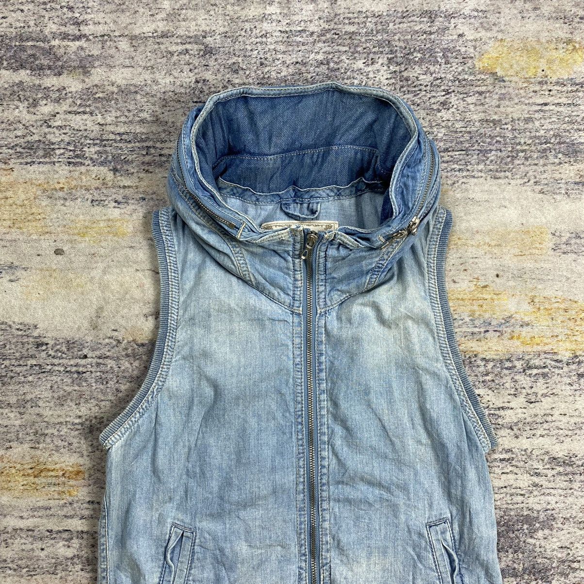14th Addiction × Japanese Brand × Le Grande Bleu (L.G.B.) Goa denim bono vest Size US S / EU 44-46 / 1 - 5 Thumbnail