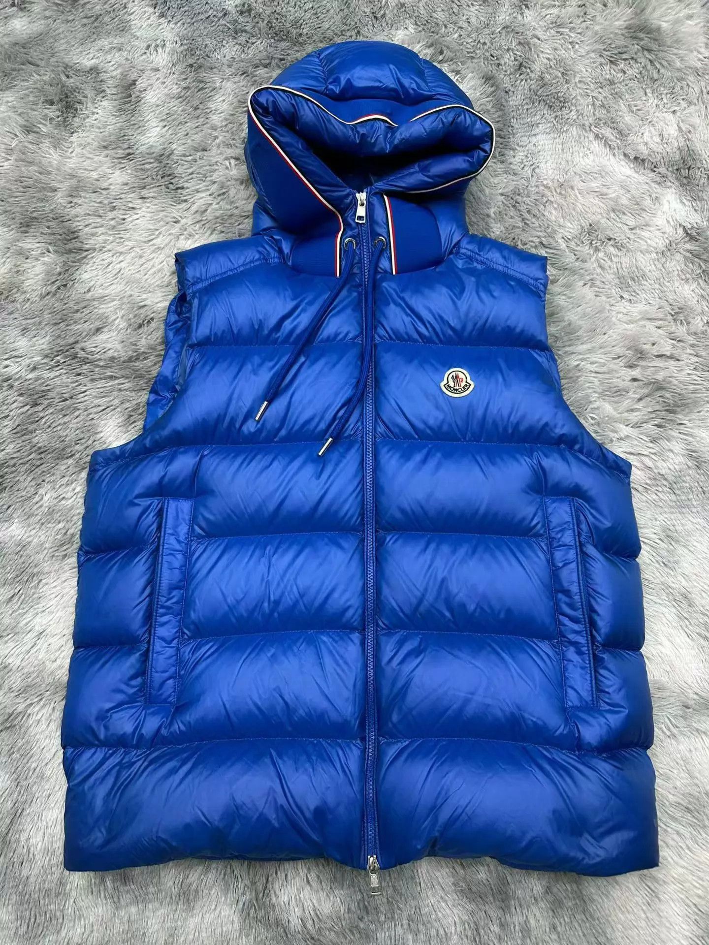 Moncler Moncler Blue Down Vest 5 Worn Size US XXL / EU 58 / 5 - 1 Thumbnail