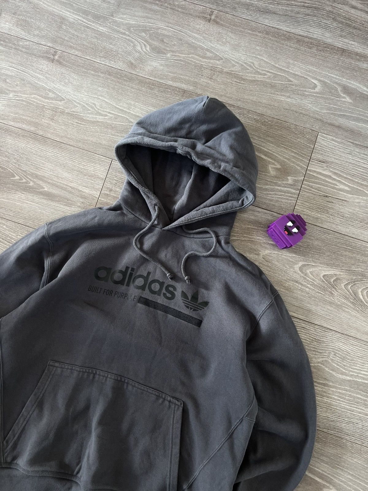 Adidas Adidas EQT Kaval Graphic Grey Premium Overprinted Hoodie Size US M / EU 48-50 / 2 - 3 Thumbnail