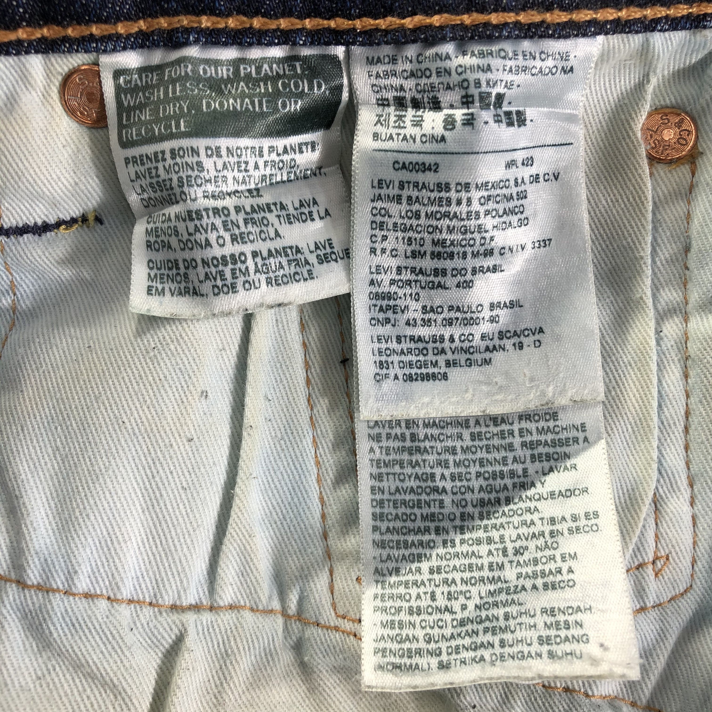 Levi's × Vintage Vintage Blue Wash Levis 513 Jeans-JM3265 Size US 32 / EU 48 - 11 Thumbnail