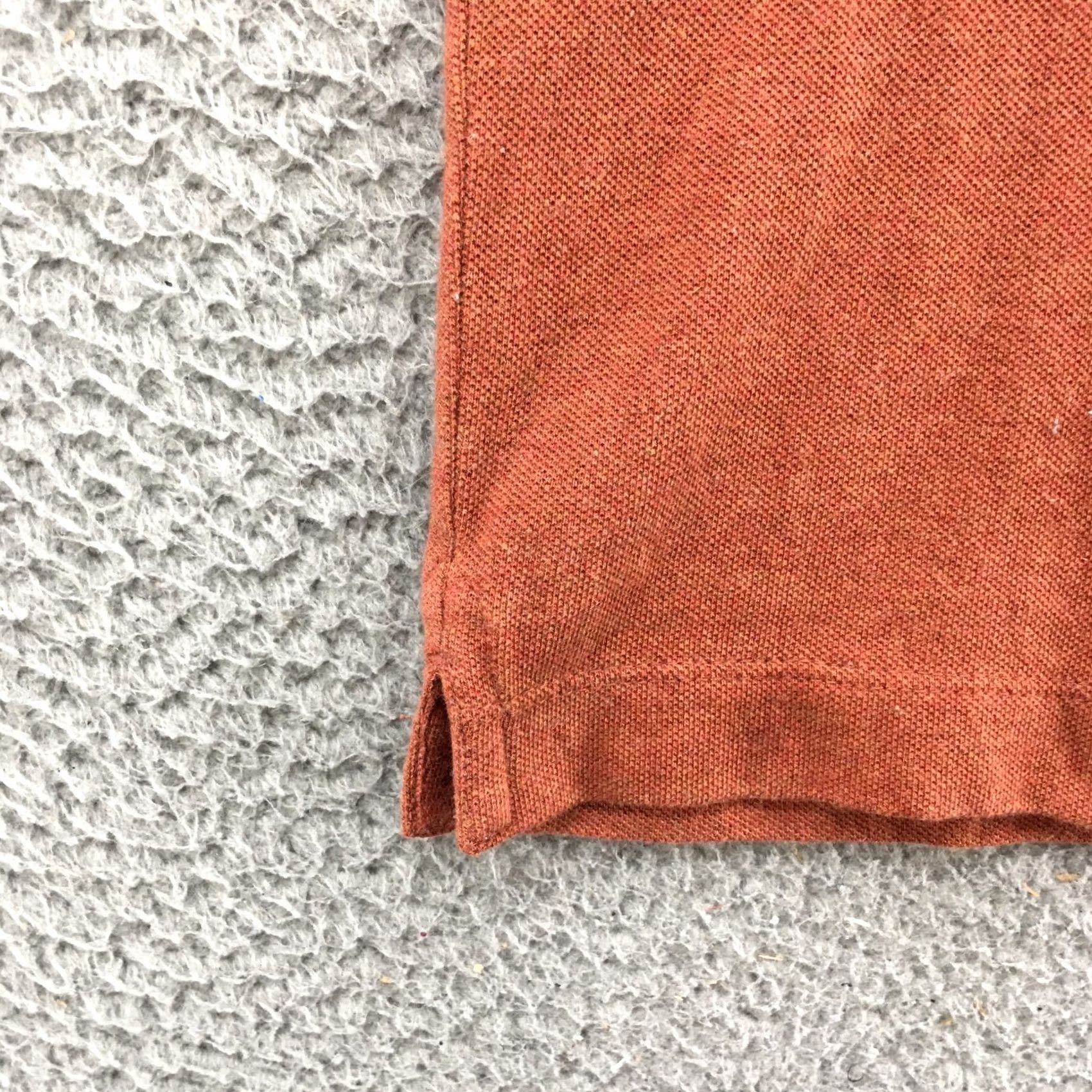 Banana Republic Banana Republic Polo Shirt Mens L Orange Cotton Short Sleeve Slim Fit Collared Size US L / EU 52-54 / 3 - 5 Thumbnail