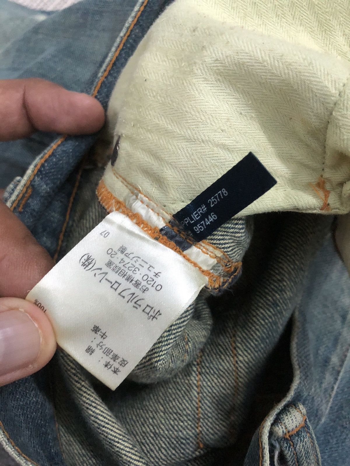 Ralph Lauren × Vintage ❗️LAST CALL ❗️Vintage Distressed Ralph Lauren denim w34/35 Size US 34 / EU 50 - 14 Thumbnail
