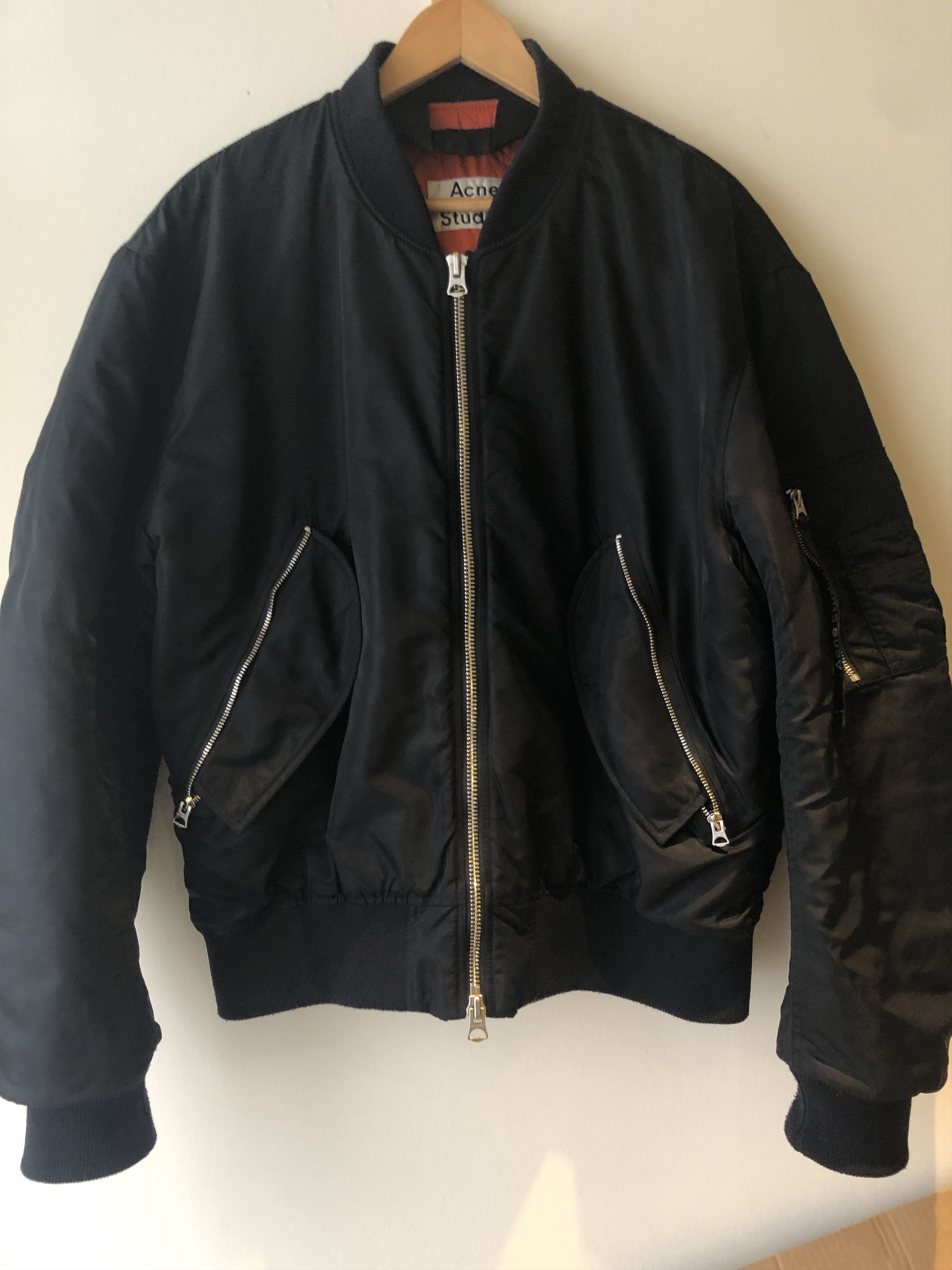Acne Studios Makio MA-1 Jacket - Black Size US L / EU 52-54 / 3 - 12 Thumbnail