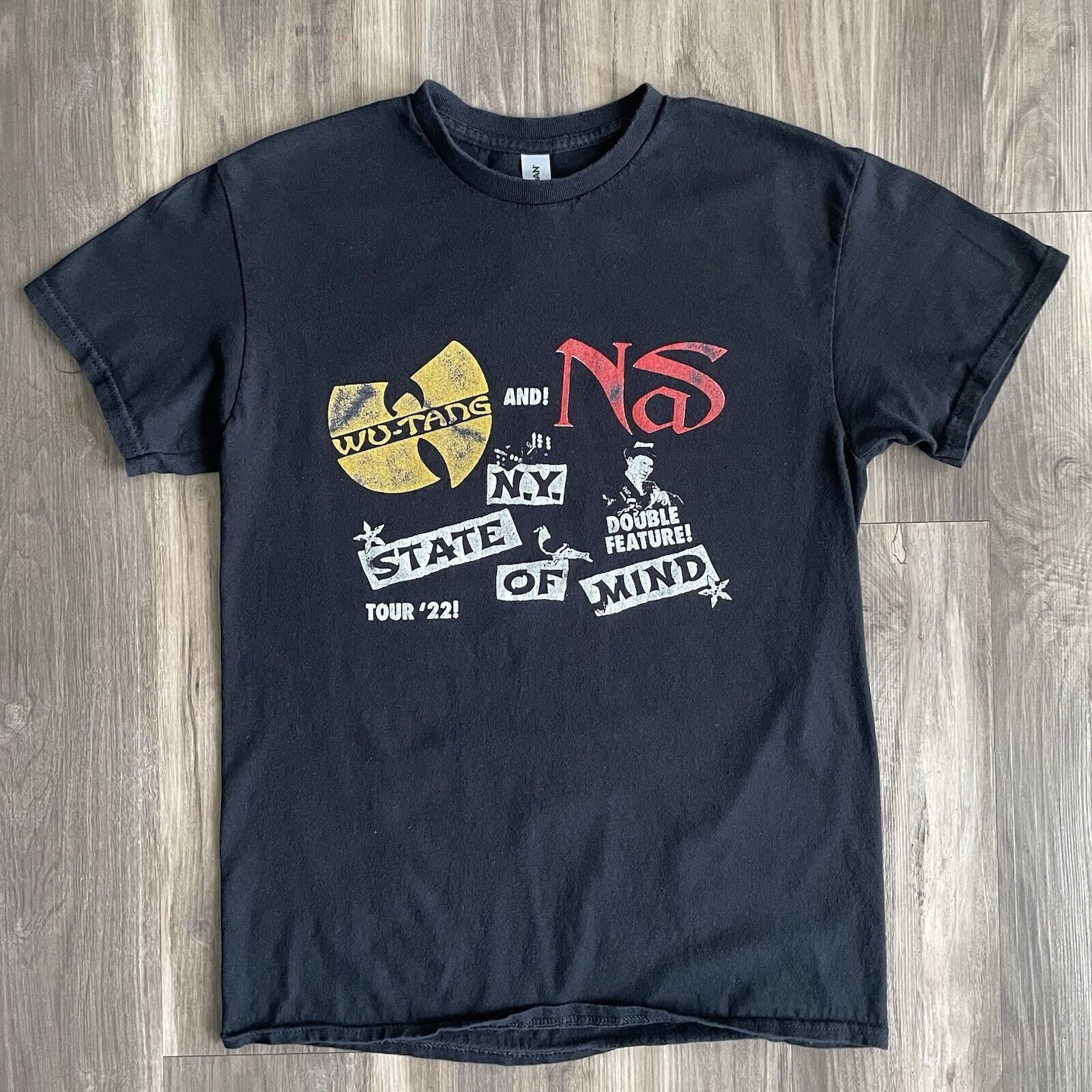 Wu-Tang N.Y. STATE OF MIND ツアーTシャツ 2022 WU-TANG CLAN Tour '23 Ny State Of Mind, Tシャツ - バンドT